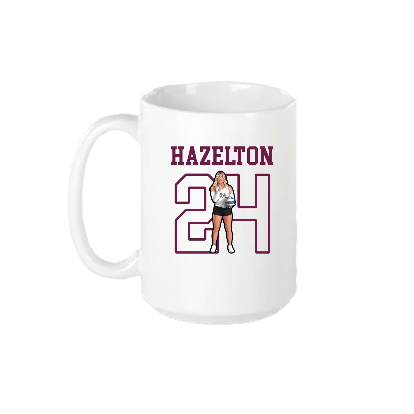15oz Coffee Mug — Shirsey in White