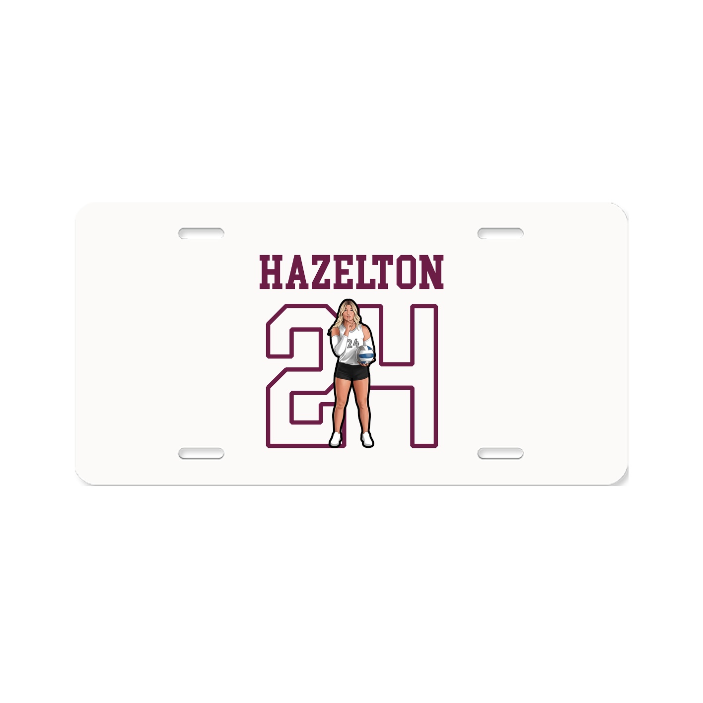 License Plate — Shirsey in Classic