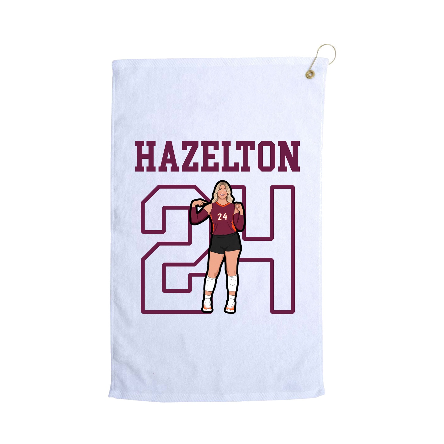 Golf Towel — Shirsey in White