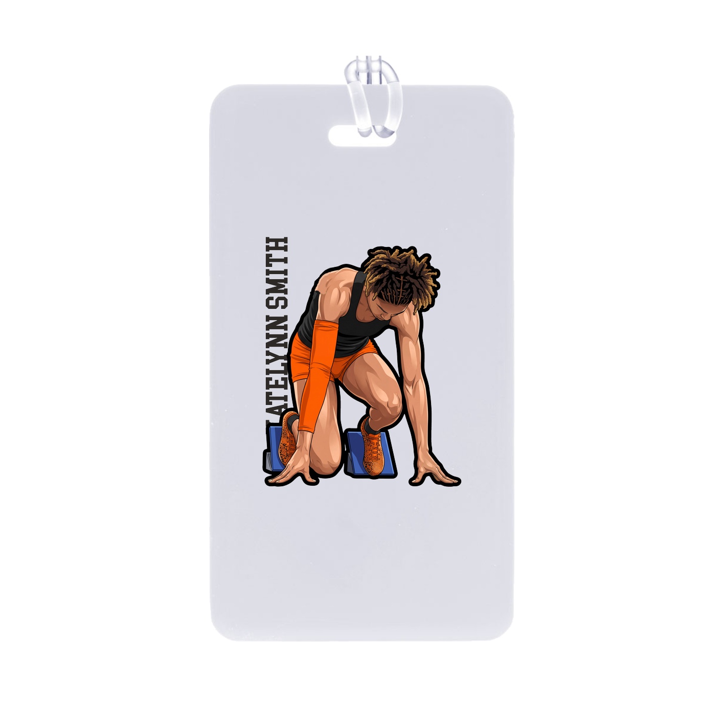 Bag Tag — Name Vertical in Classic