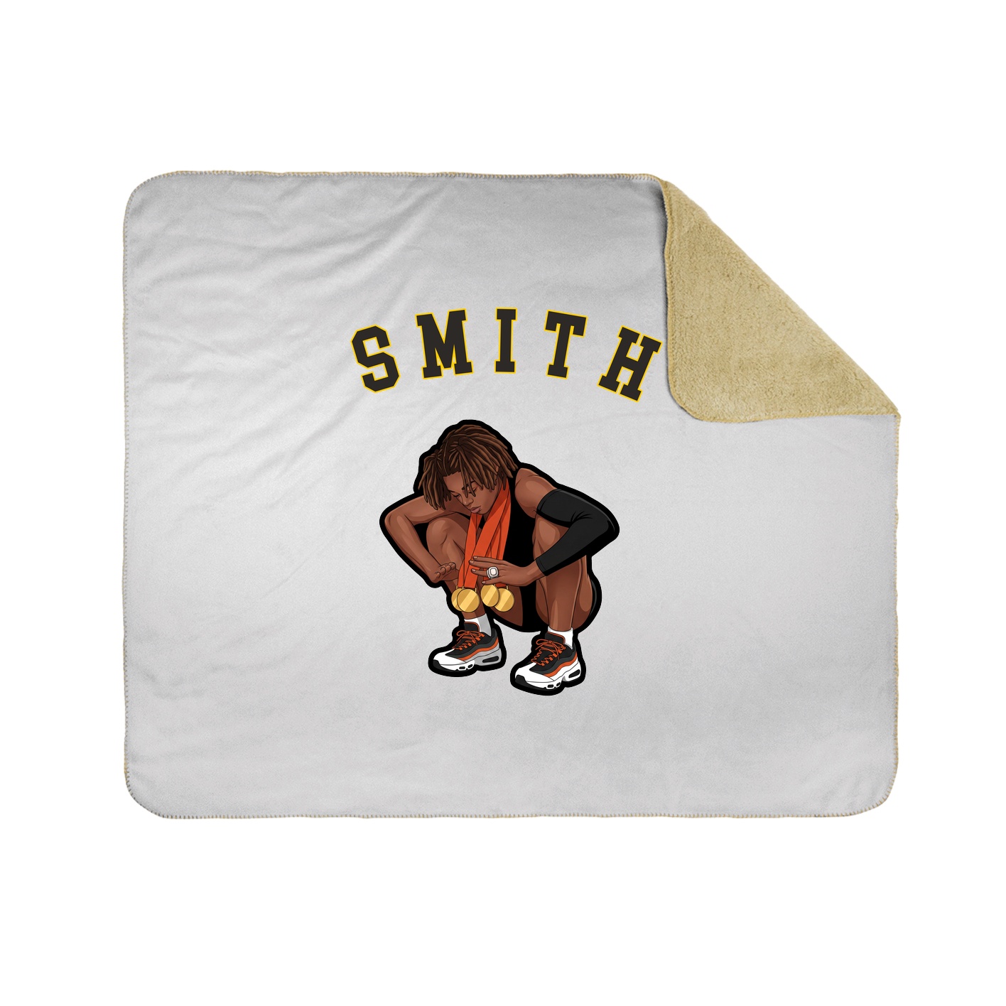Throw Blanket — Shirsey Arch in White