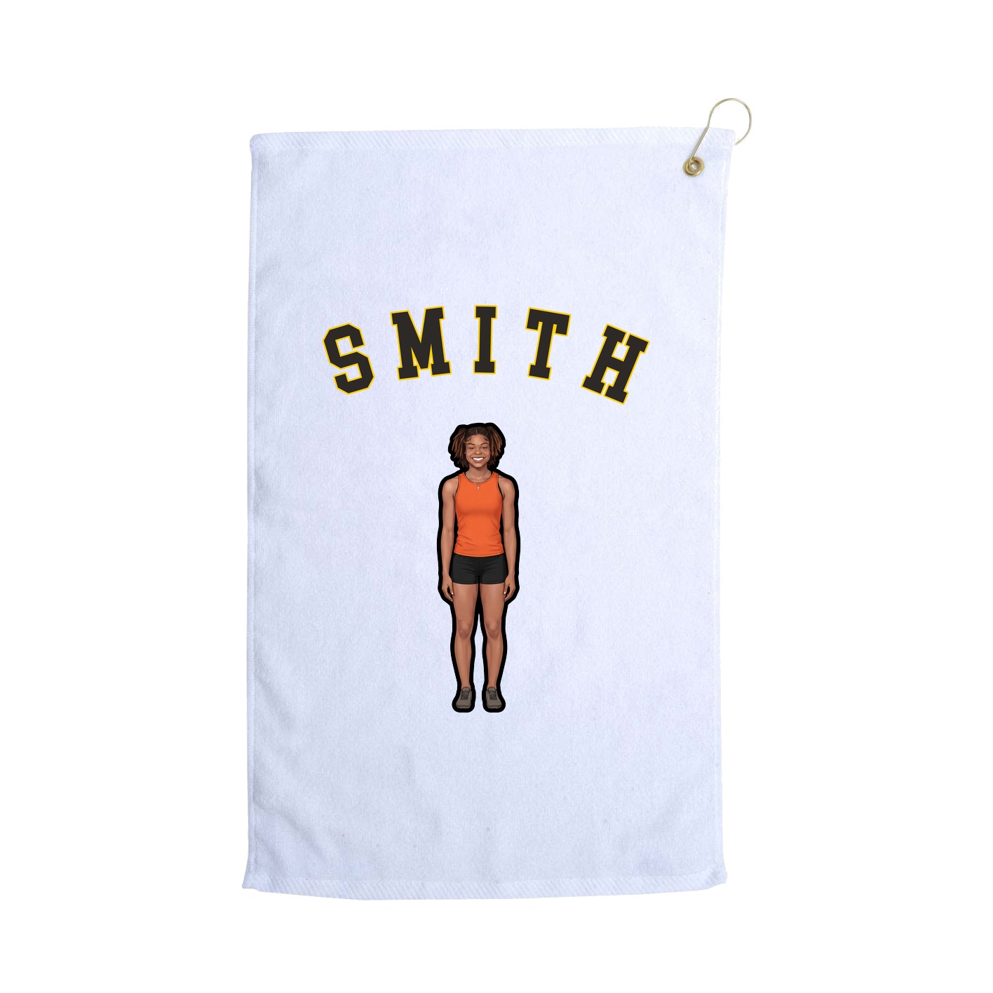 Golf Towel — Shirsey Arch in White