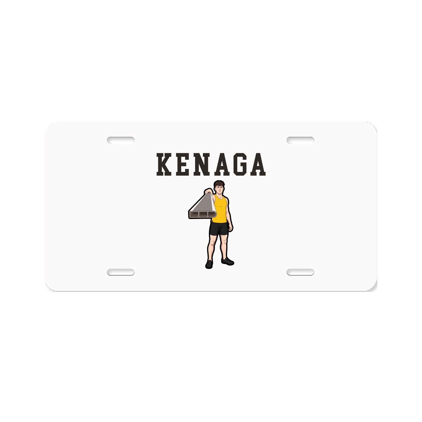 License Plate — Shirsey in Classic