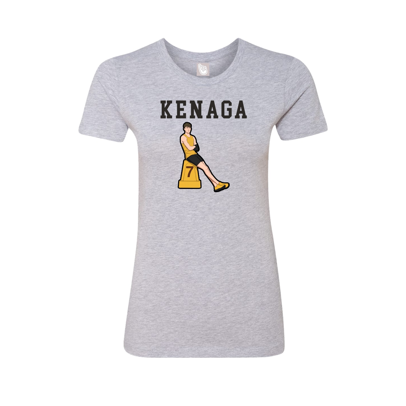 Fitted Women's Tee — Shirsey in Grey