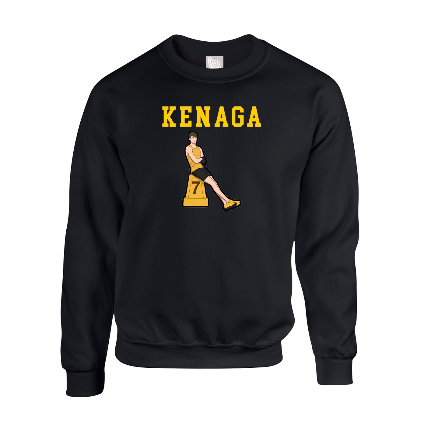 Fleece Crew — Shirsey in Black