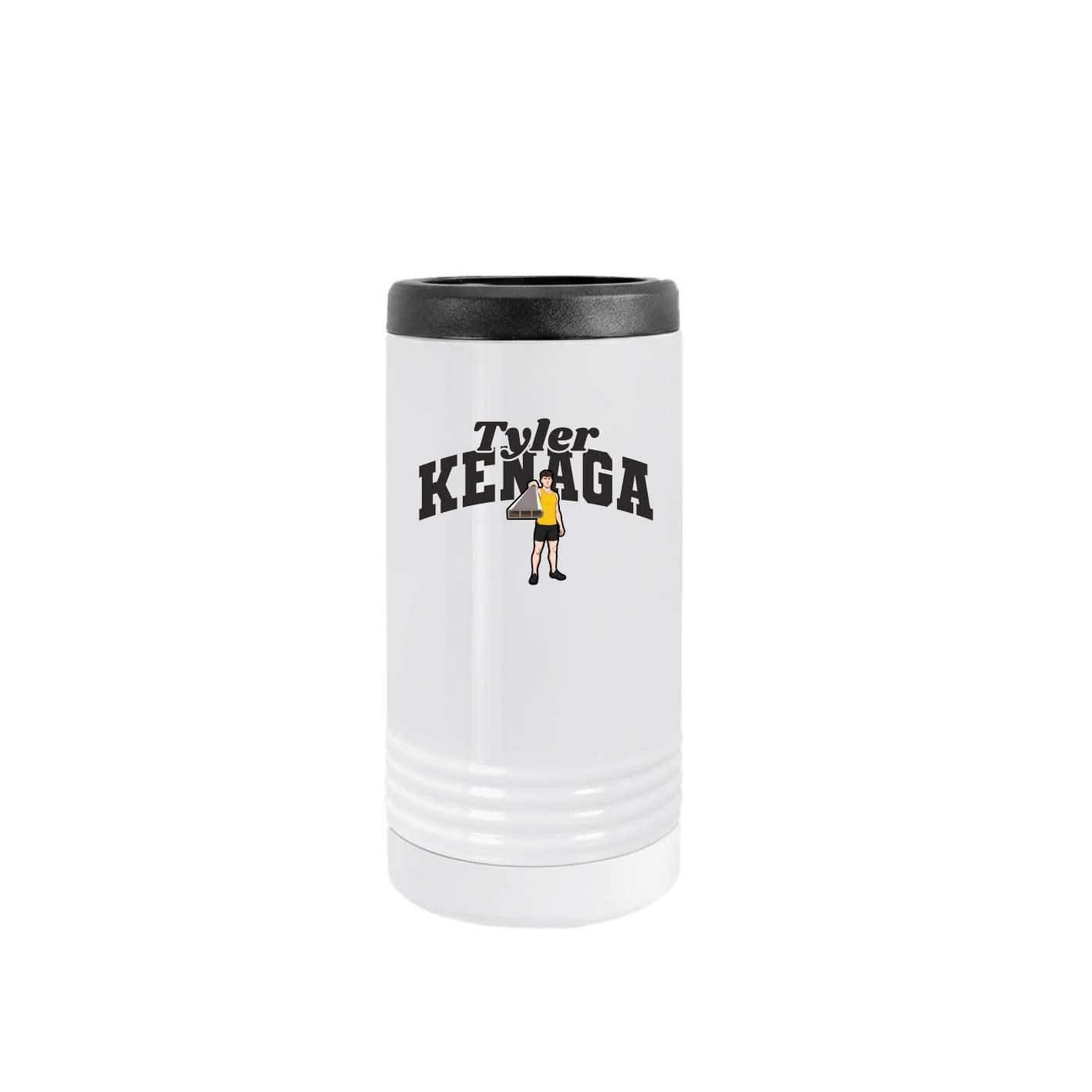 Slim Beverage Holder — Signature Arch in White