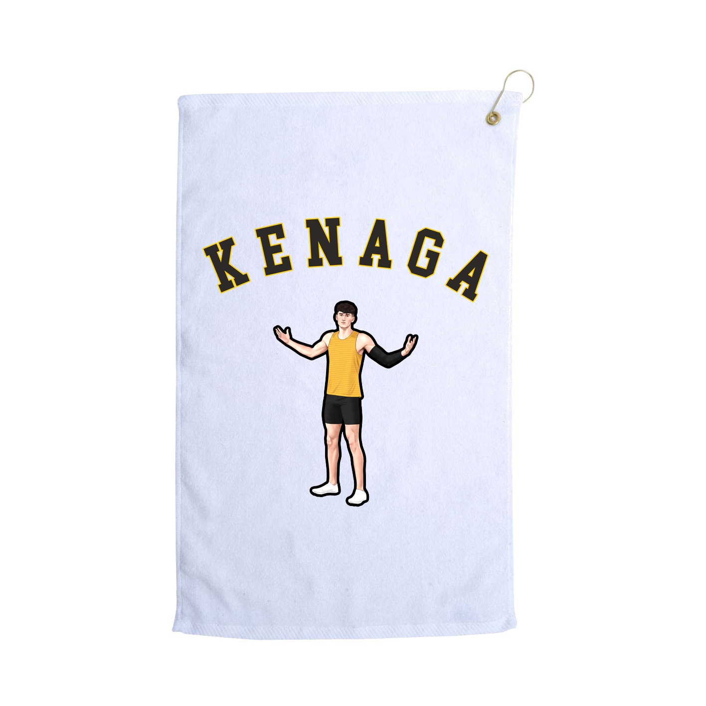 Golf Towel — Shirsey Arch in White