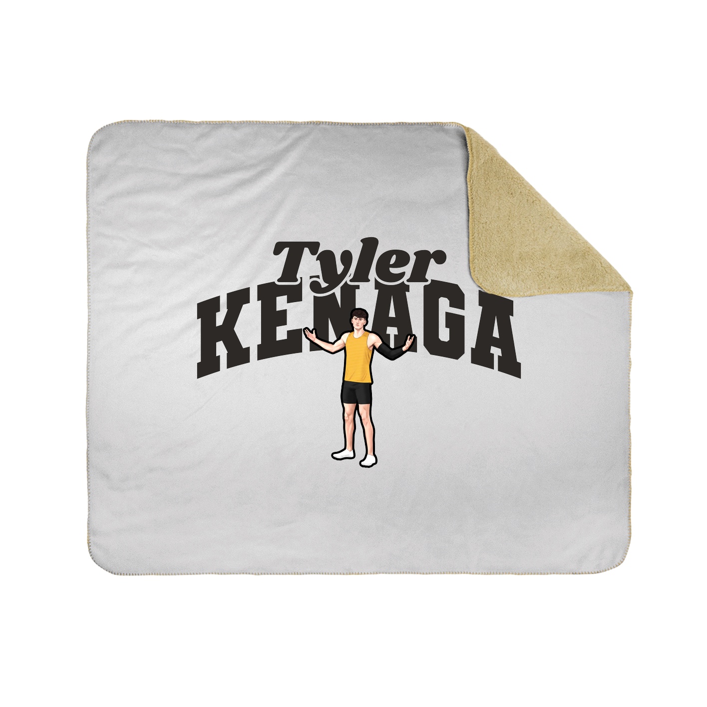 Throw Blanket — Signature Arch in White