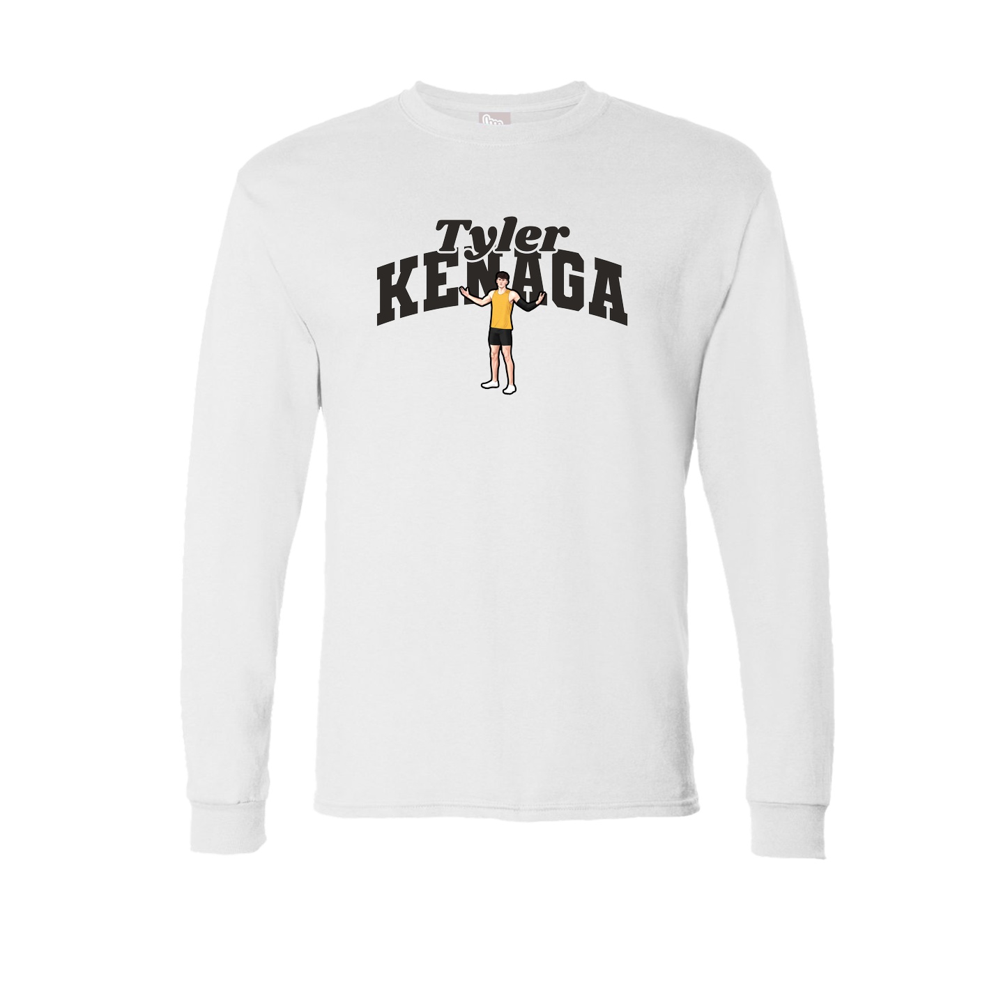 Long Sleeve Tee — Signature Arch in White
