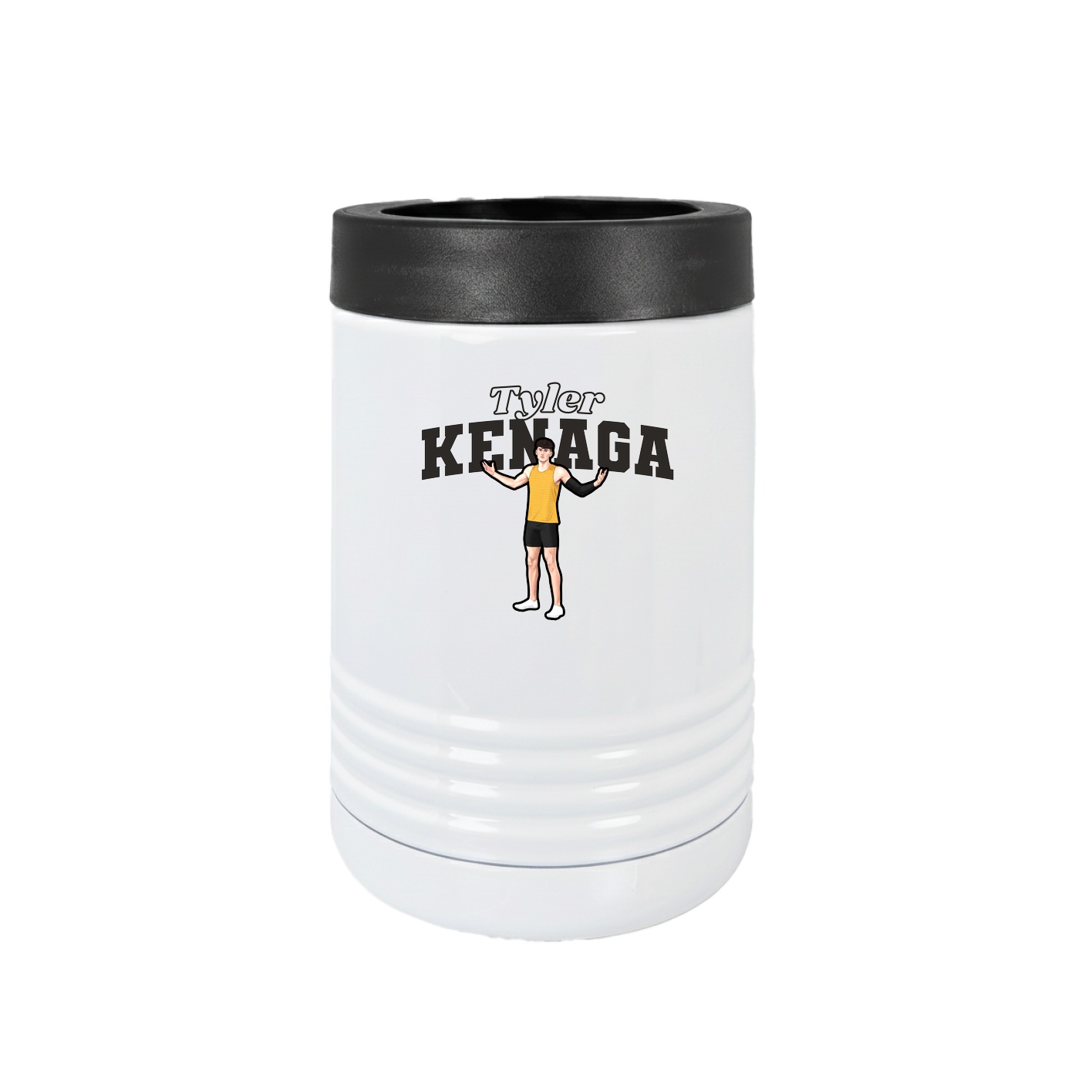 Beverage Holder — Name Arch in White
