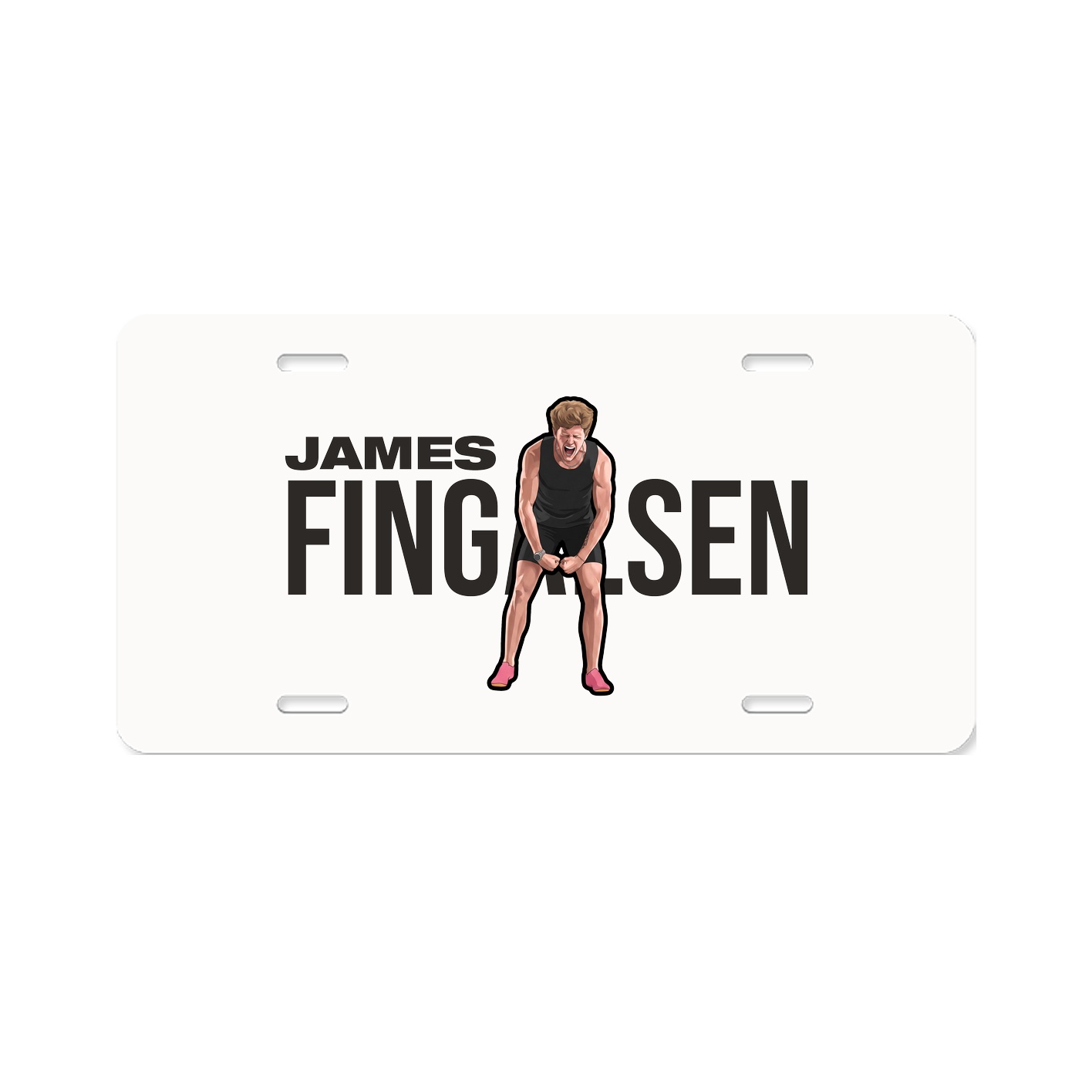 License Plate — Player Name in Classic