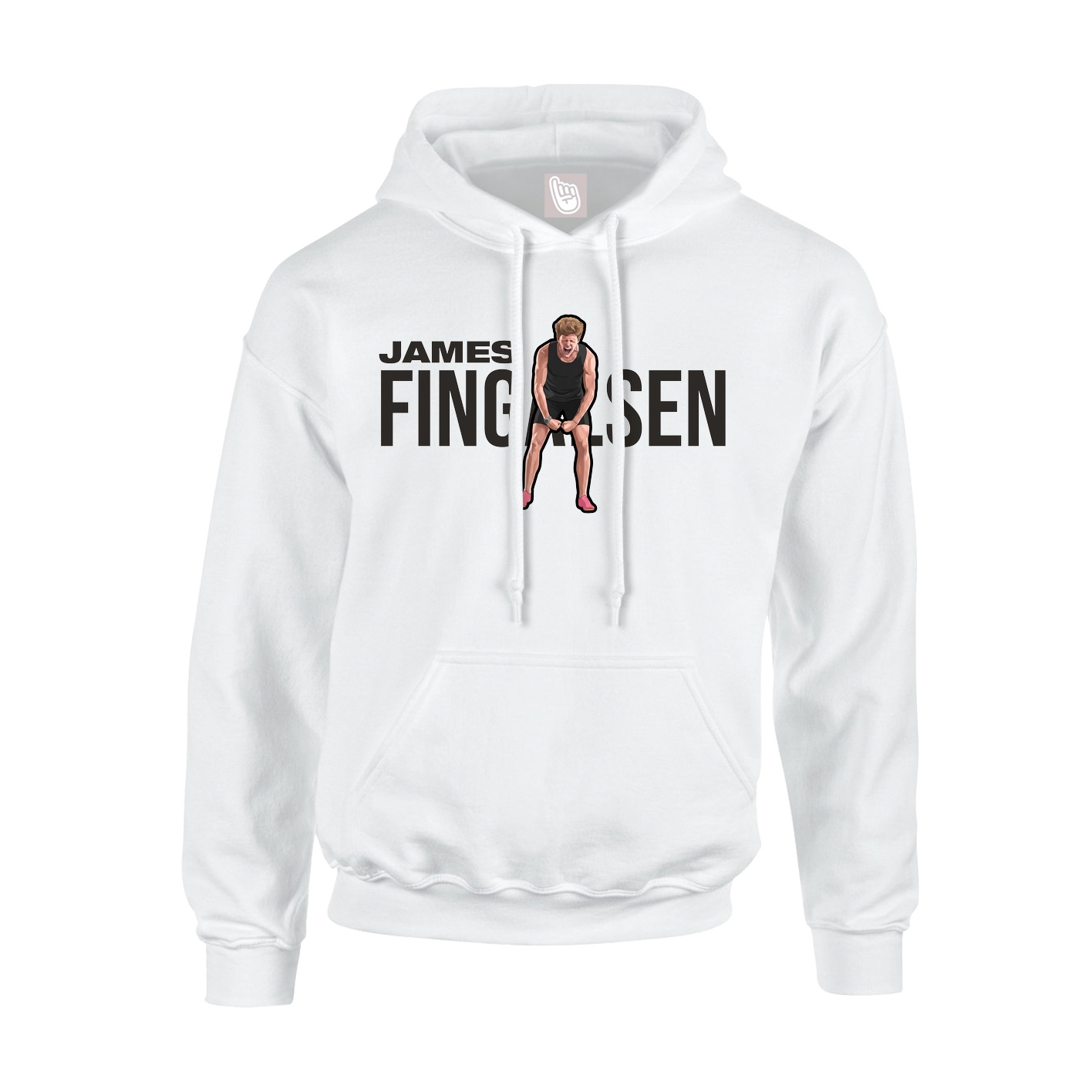 Youth Hoodie — Player Name in White
