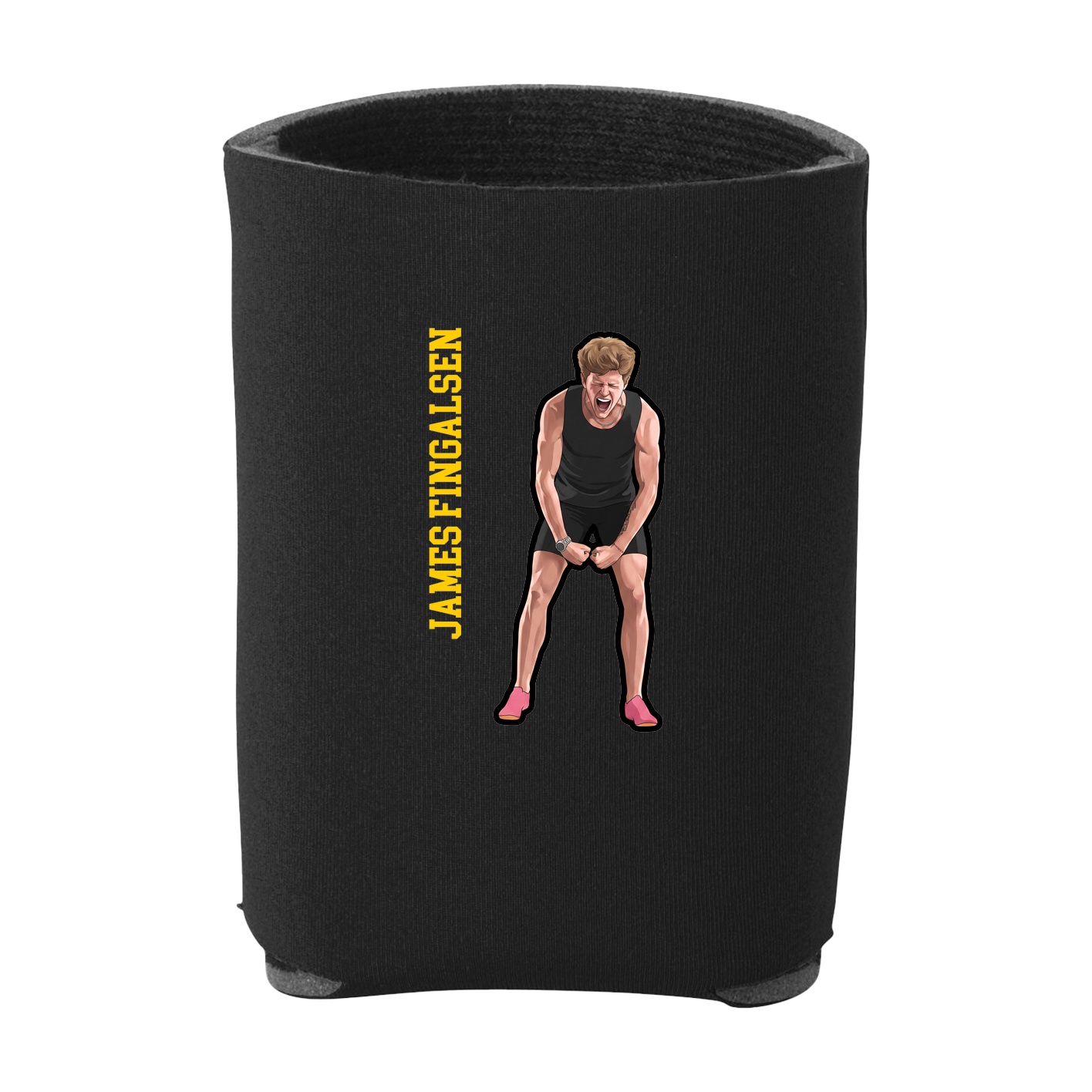 Can Holder — Name Vertical in Black