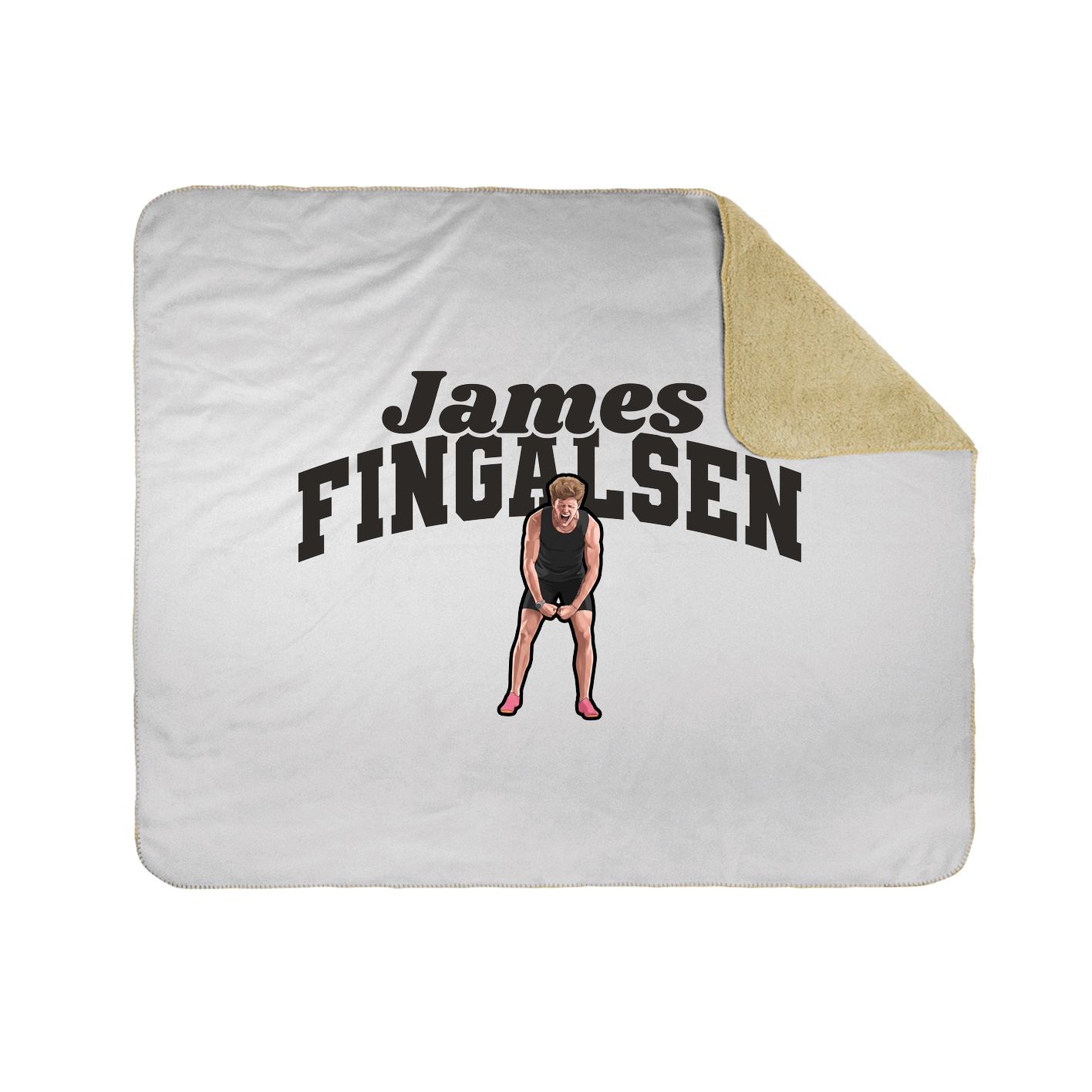 Throw Blanket — Signature Arch in White