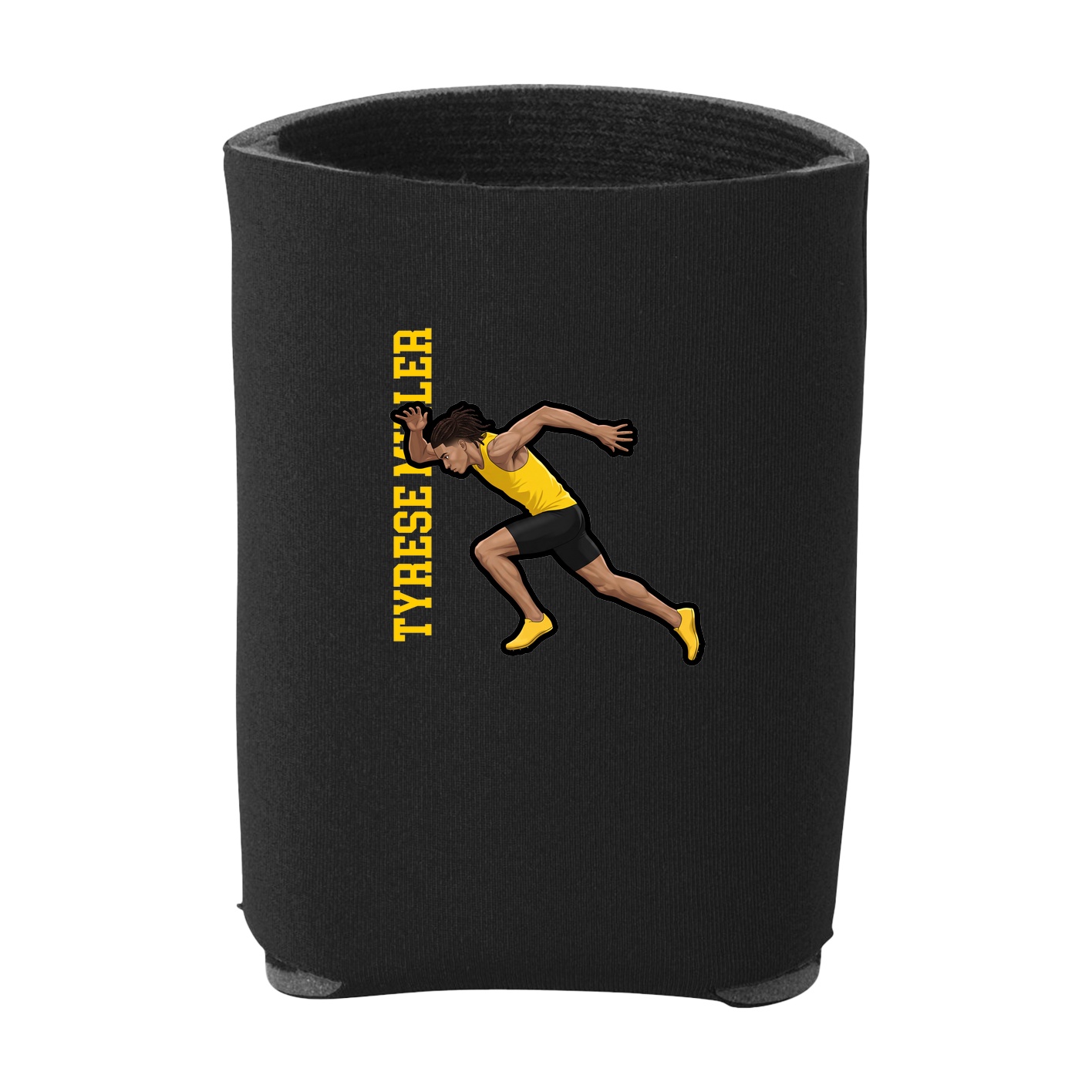 Can Holder — Name Vertical in Black