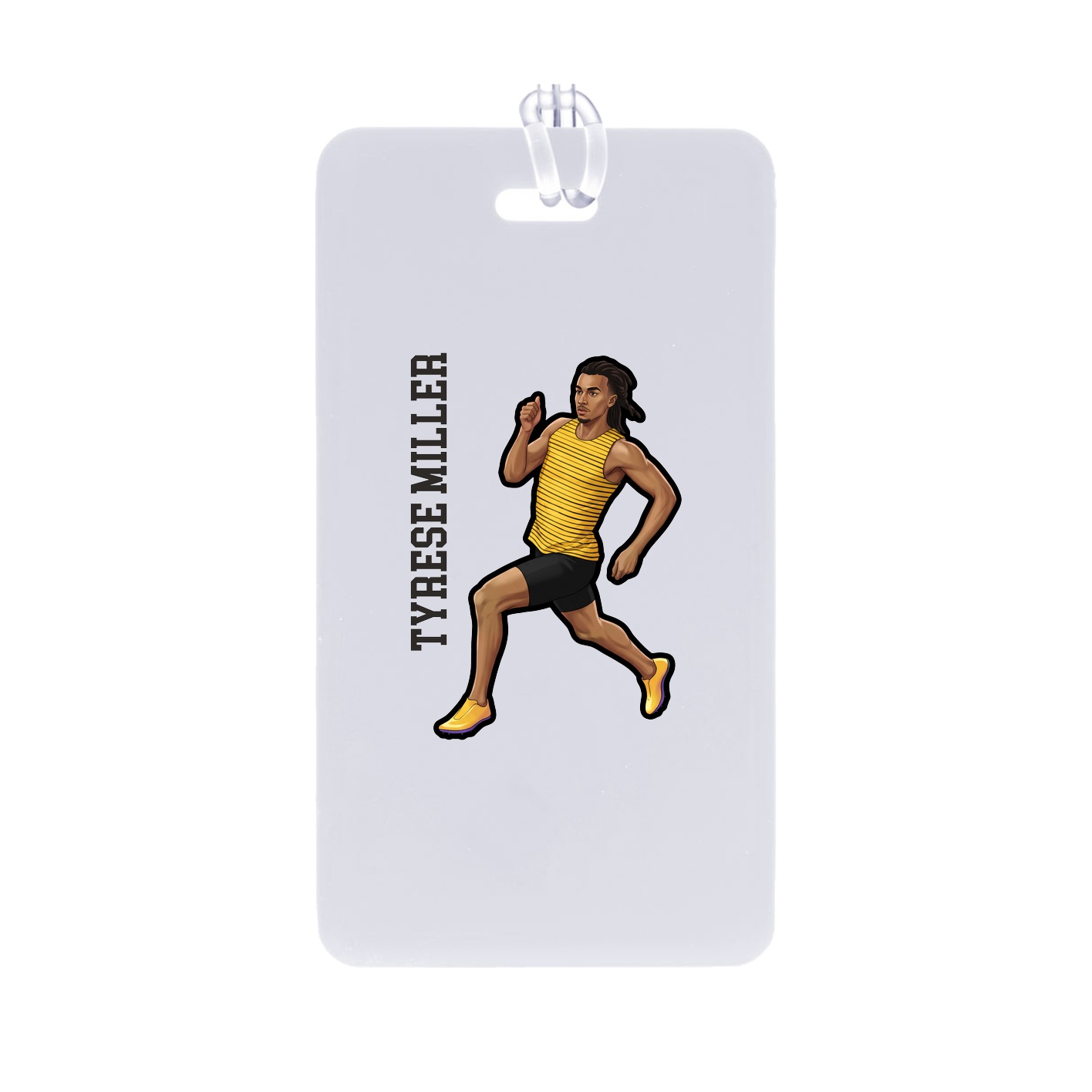 Bag Tag — Name Vertical in Classic