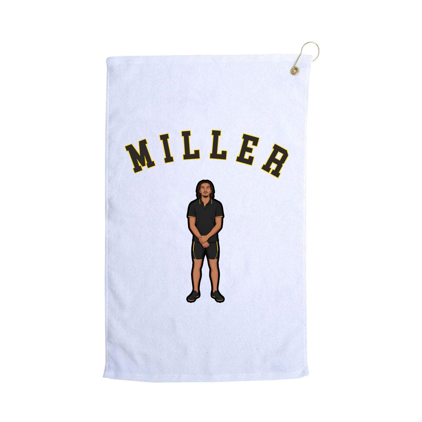Golf Towel — Shirsey Arch in White