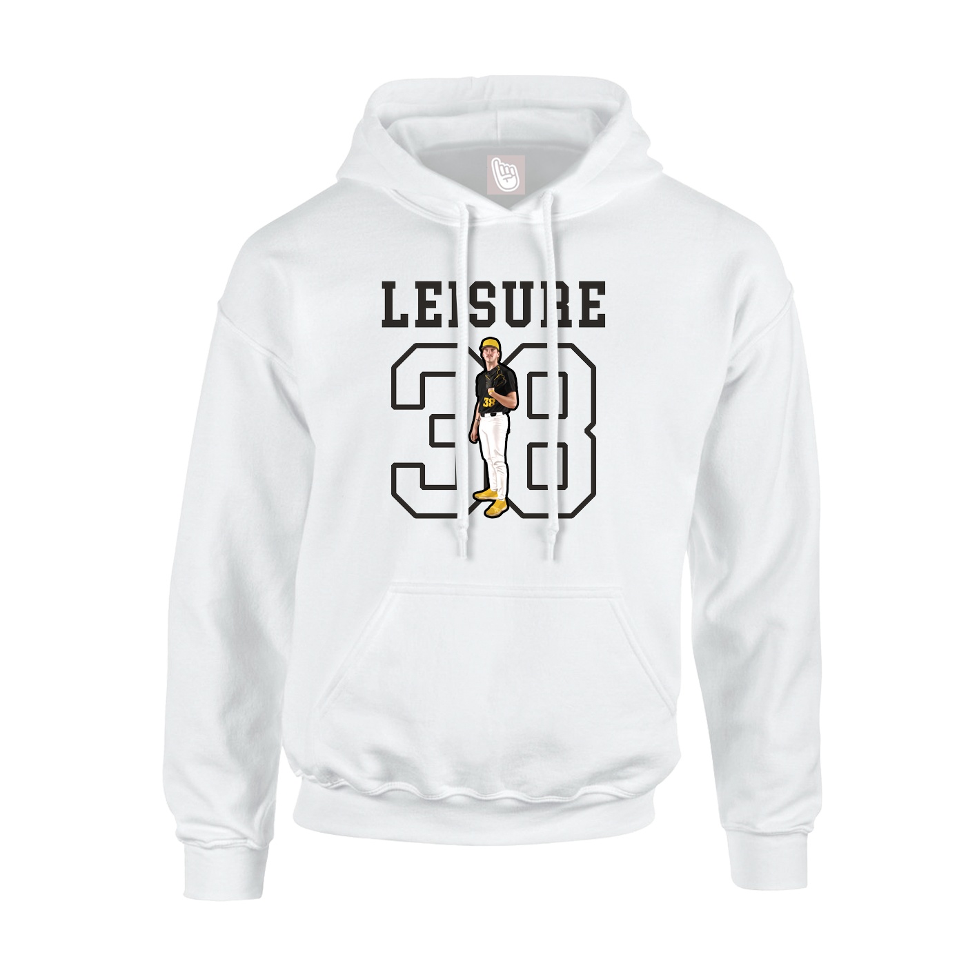 Hoodie — Shirsey in White
