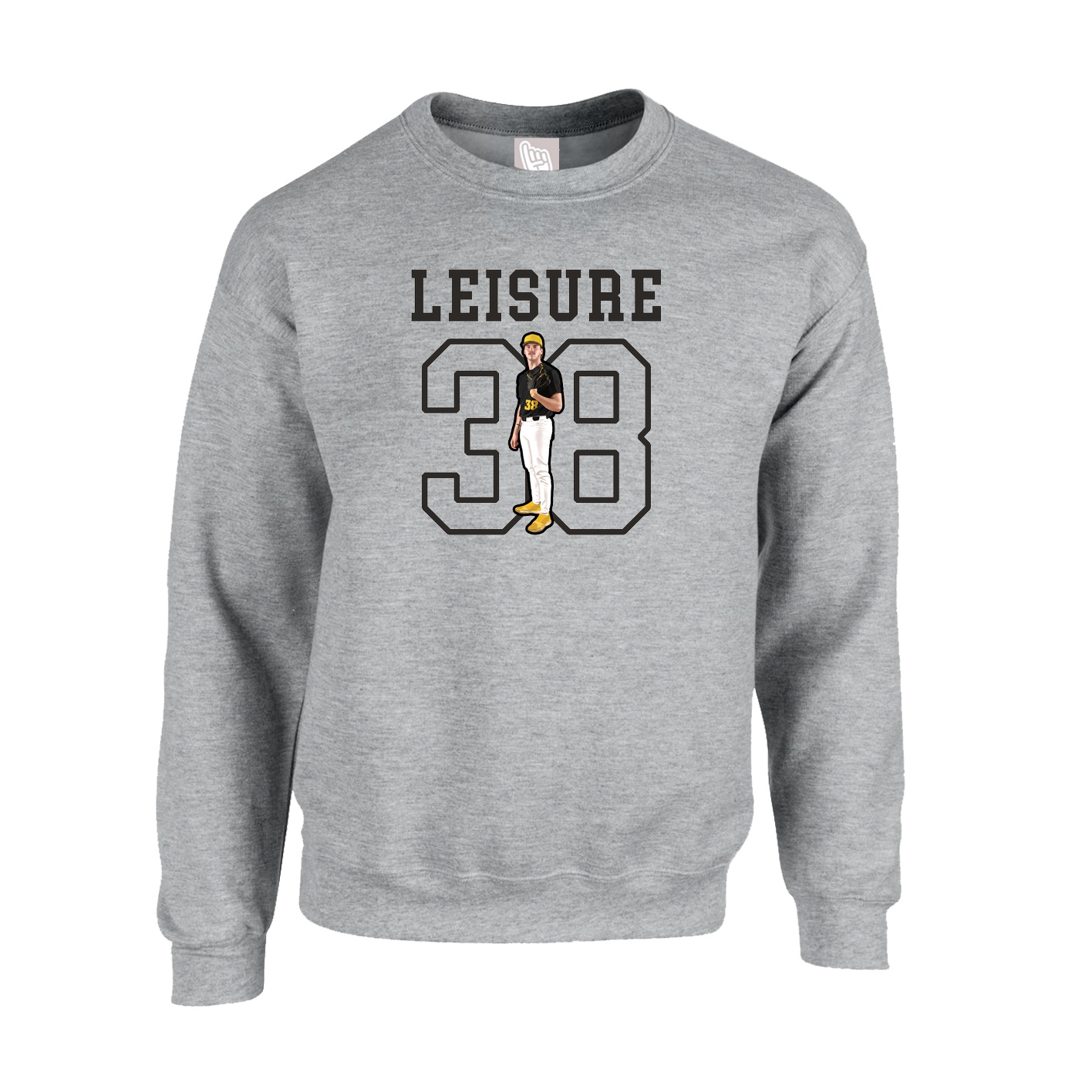 Fleece Crew — Shirsey in Grey