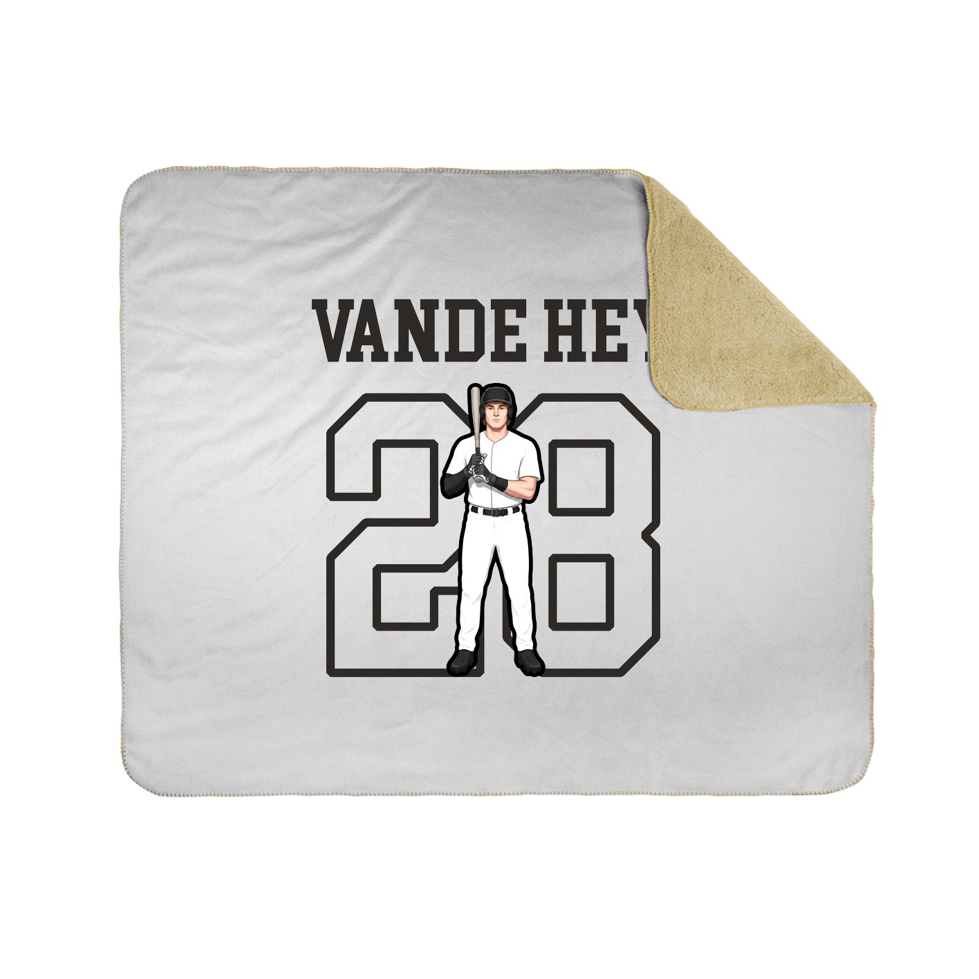 Throw Blanket — Shirsey in White