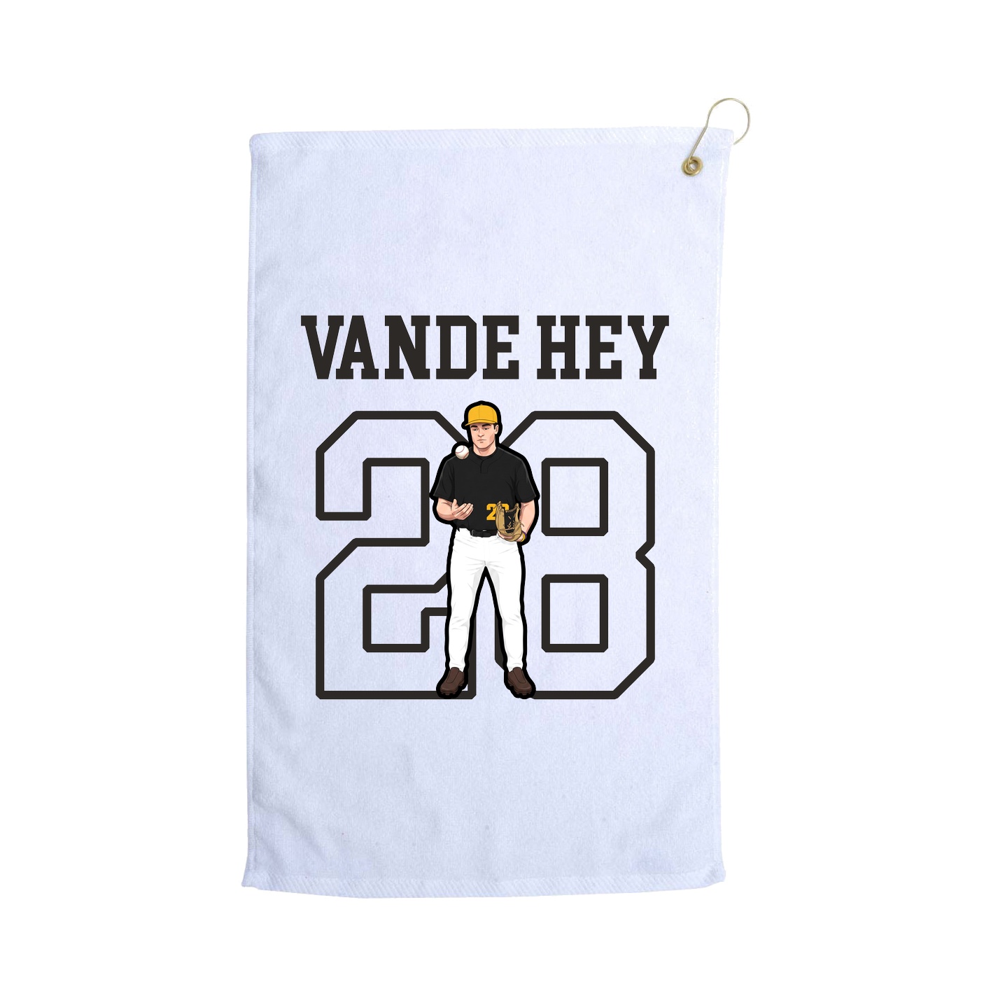 Golf Towel — Shirsey in White