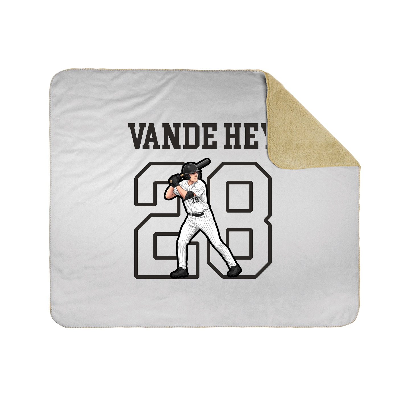 Throw Blanket — Shirsey in White
