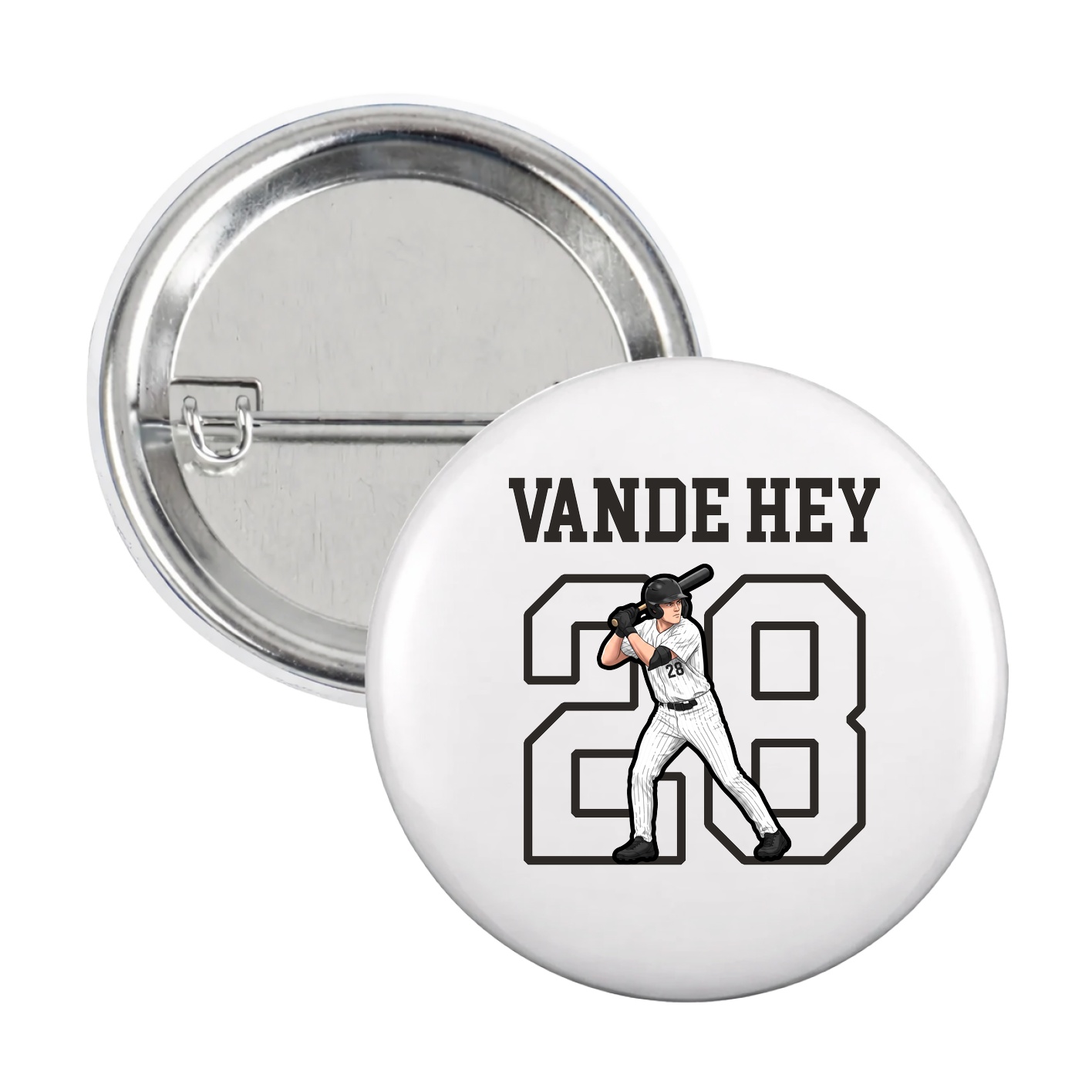 Game Day Button — Shirsey in White