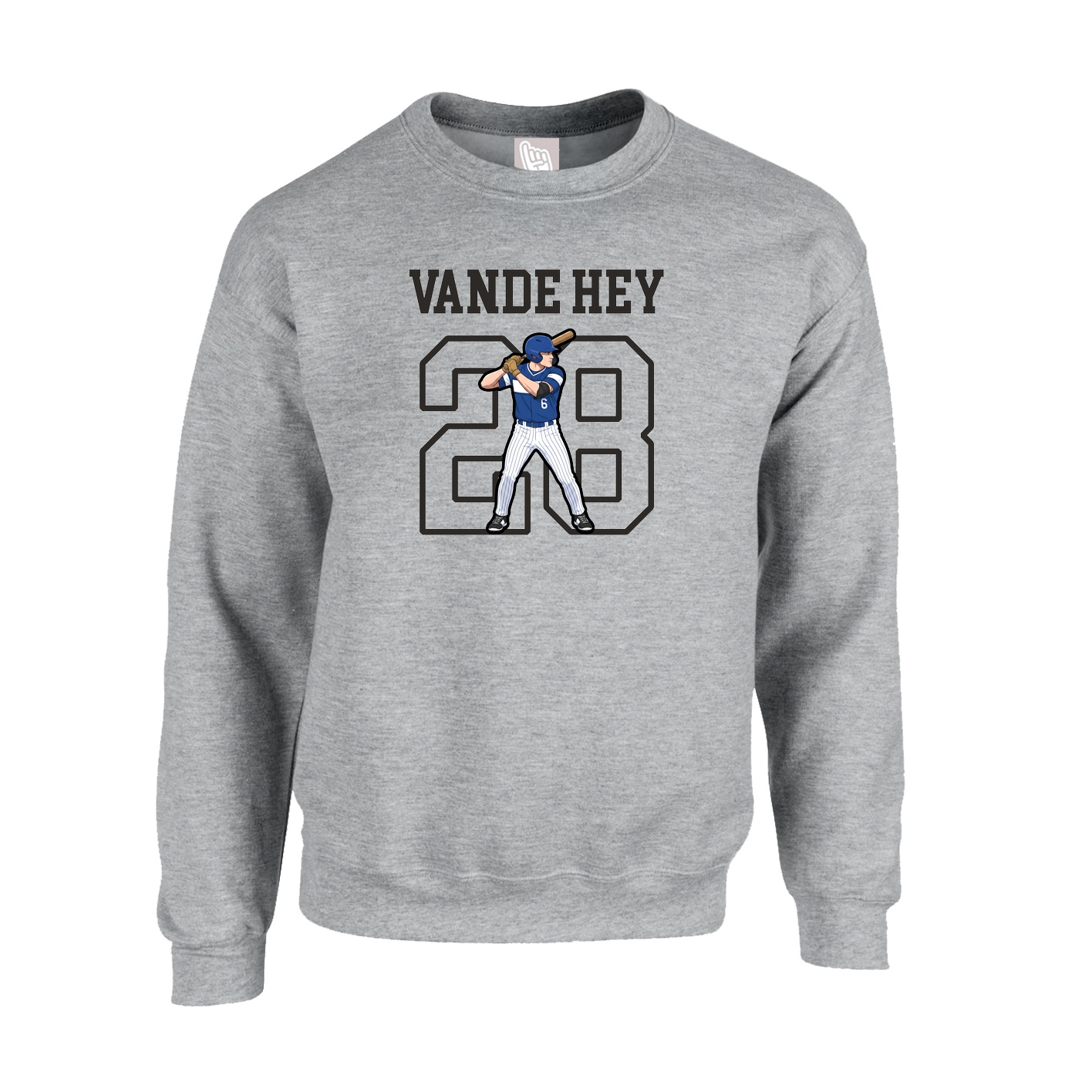 Fleece Crew — Shirsey in Grey