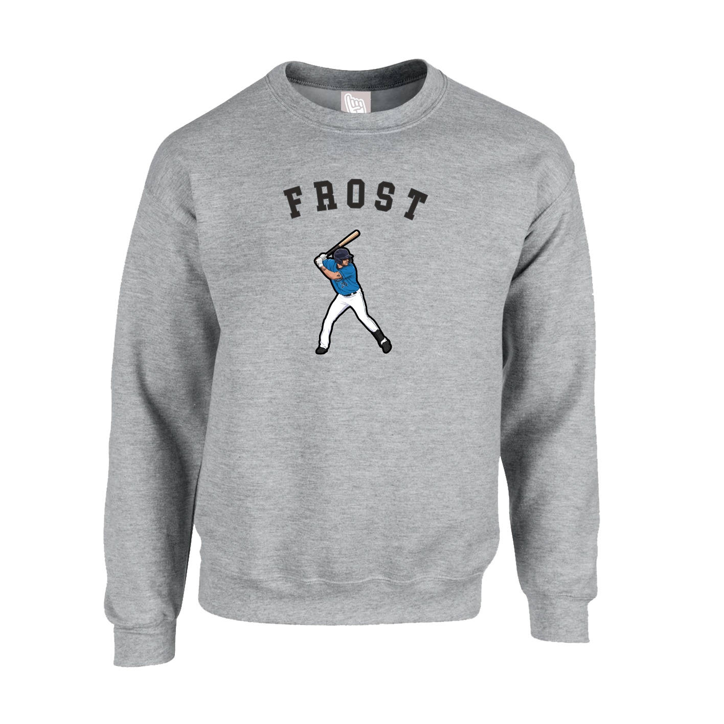 Fleece Crew — Shirsey Arch in Grey