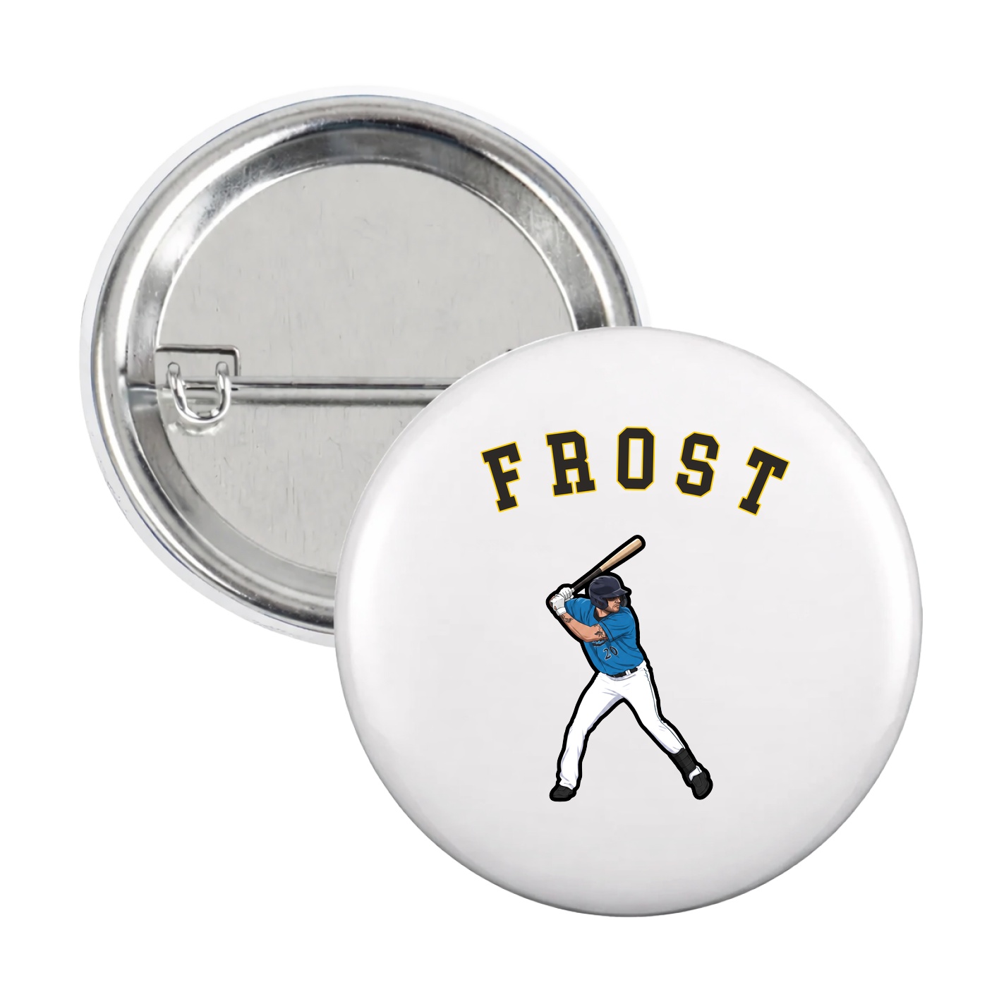 Game Day Button — Shirsey Arch in White