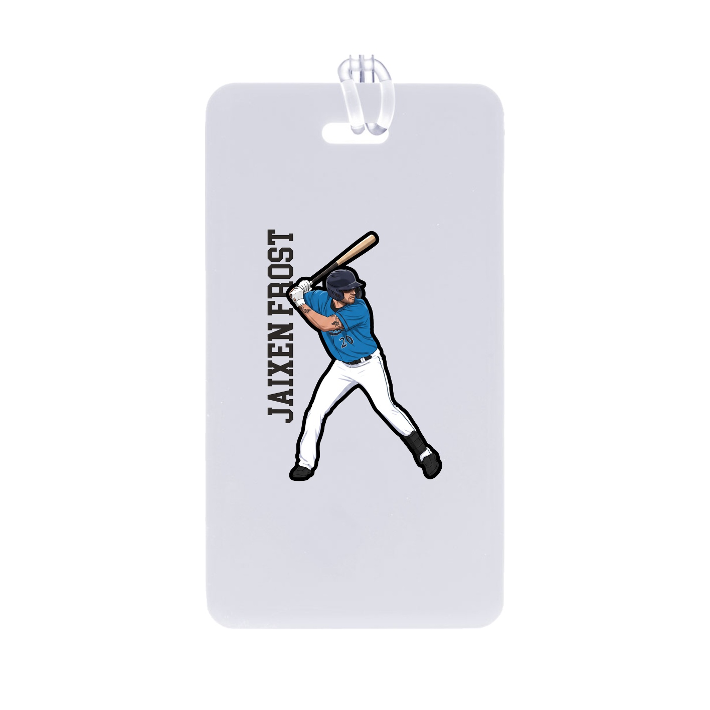 Bag Tag — Name Vertical in Classic