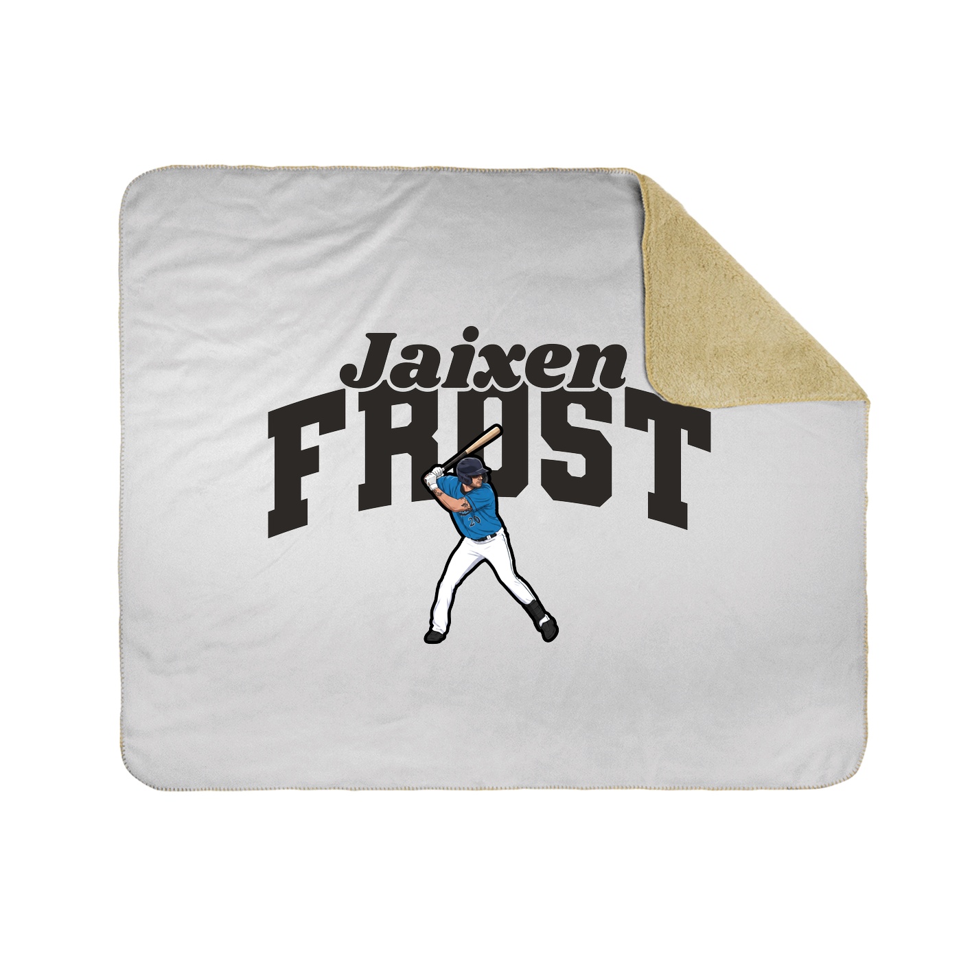 Throw Blanket — Signature Arch in White