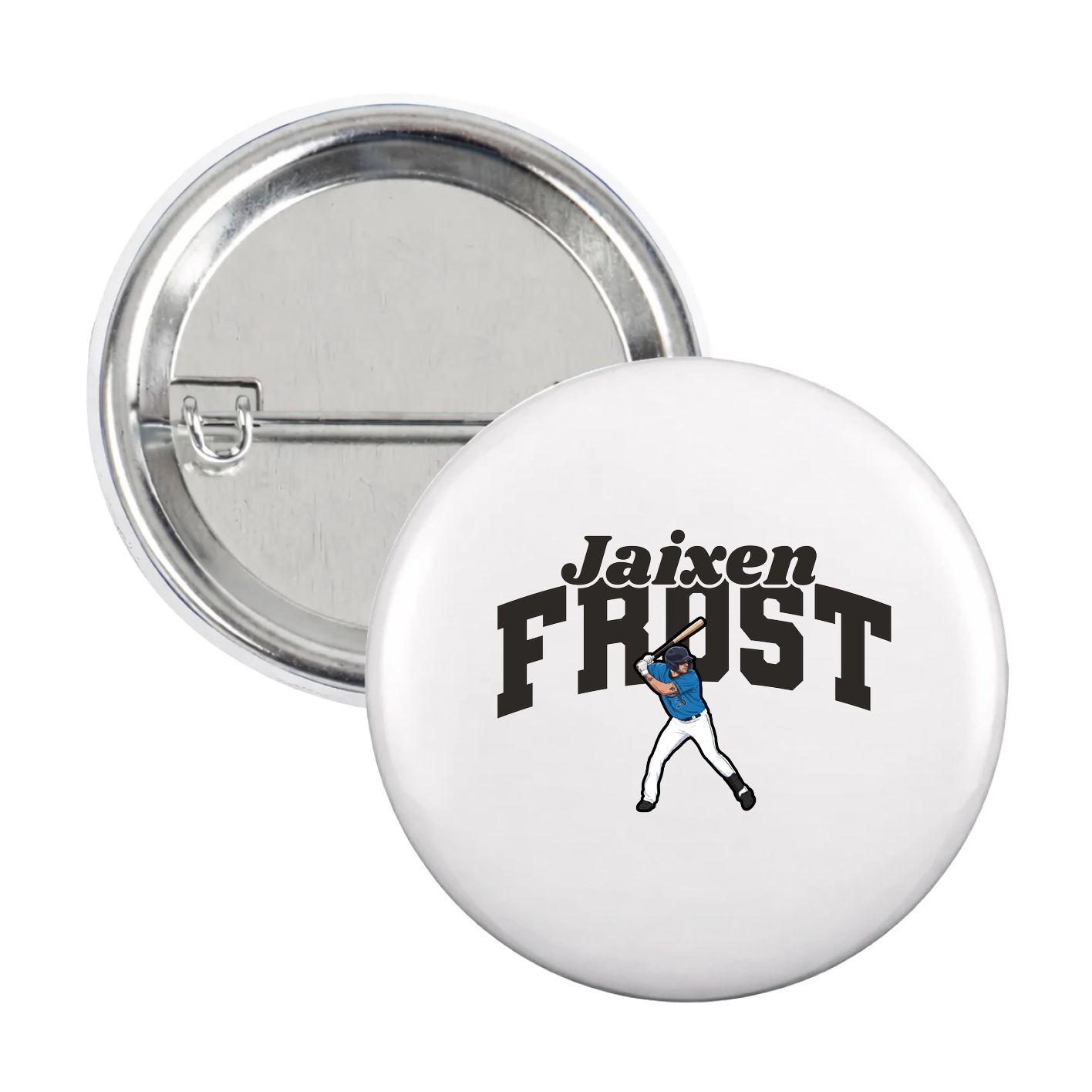 Game Day Button — Signature Arch in White