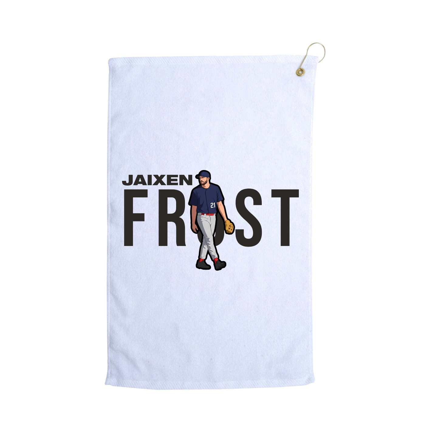 Golf Towel — Player Name in White