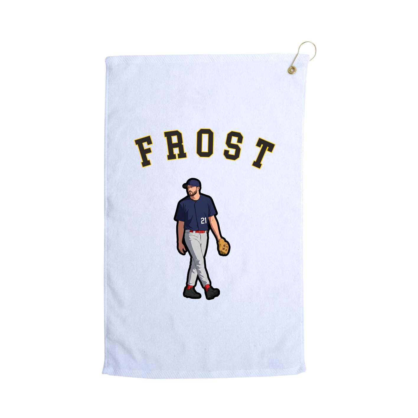 Golf Towel — Shirsey Arch in White