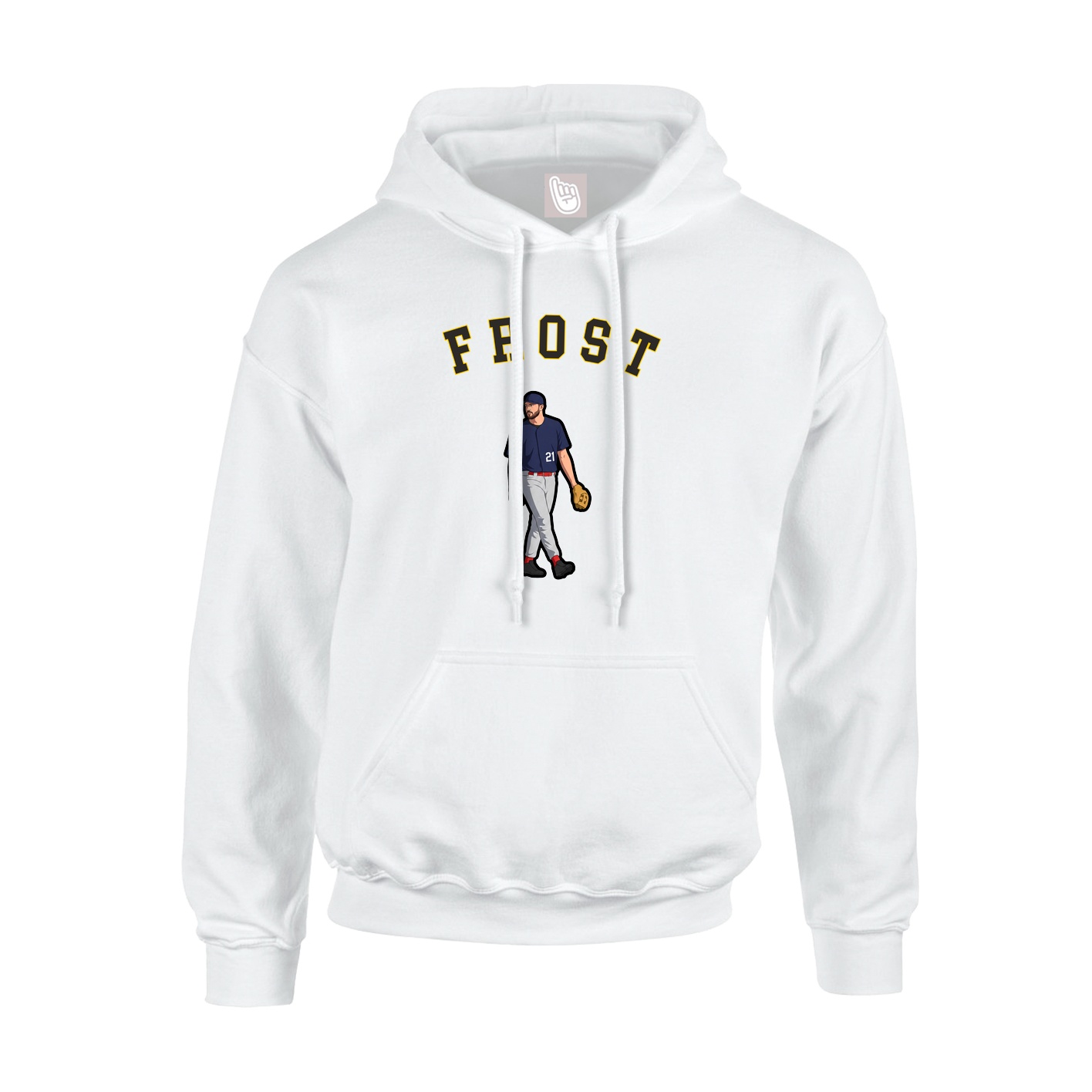 Hoodie — Shirsey Arch in White