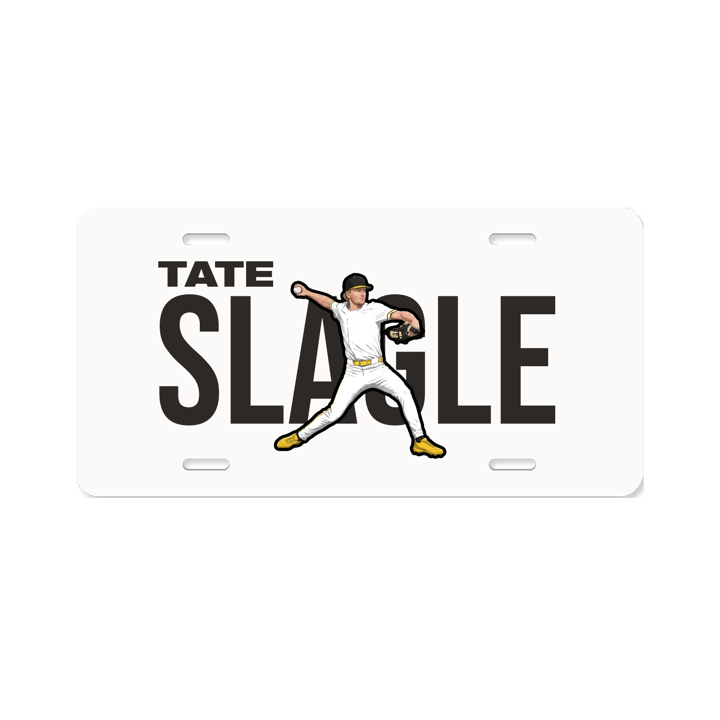 License Plate — Player Name in Classic