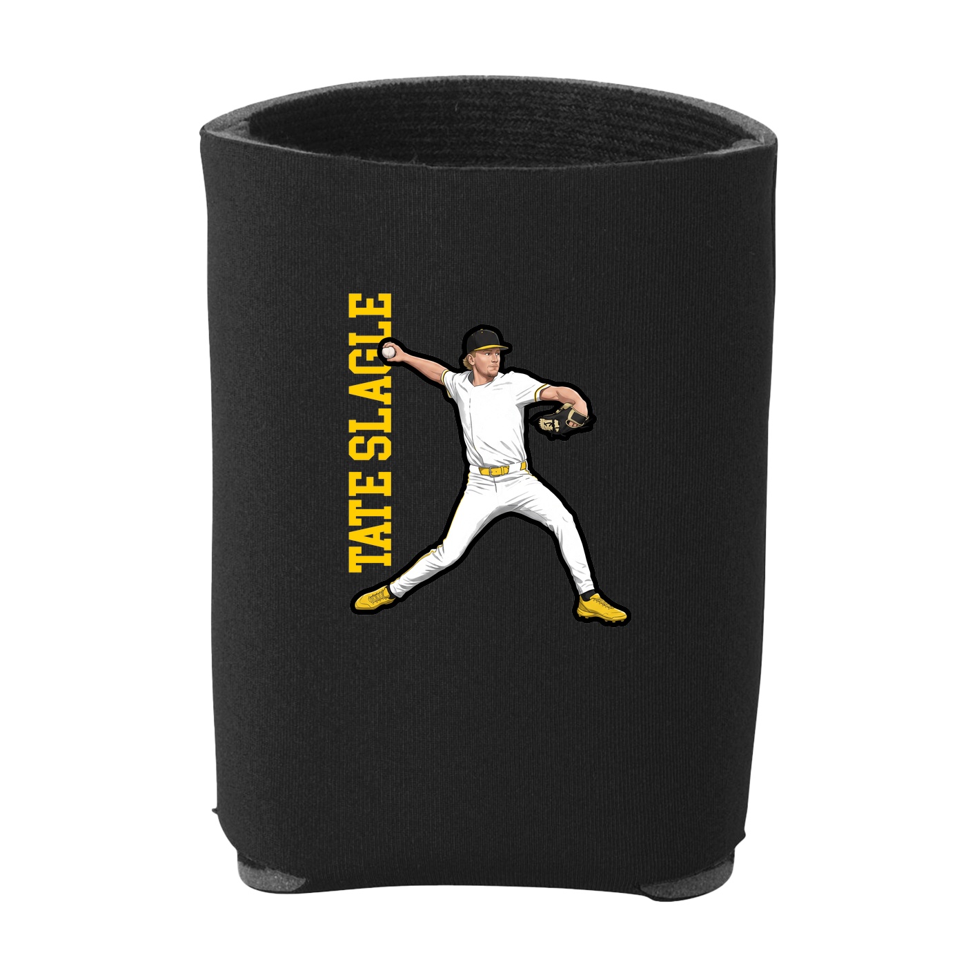 Can Holder — Name Vertical in Black