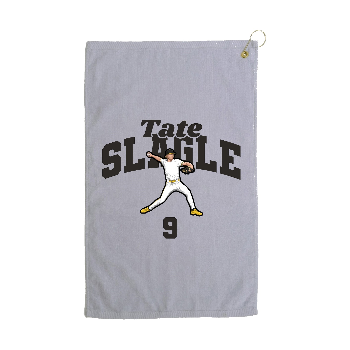 Golf Towel — Signature Arch in Grey