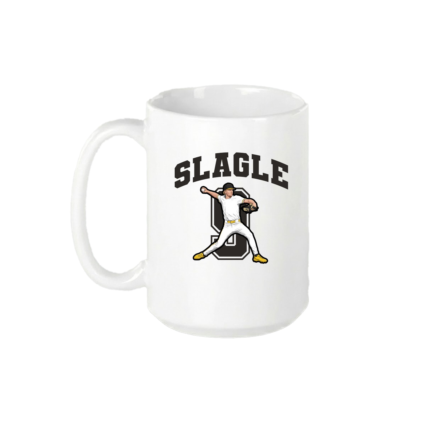 15oz Coffee Mug — Number in White