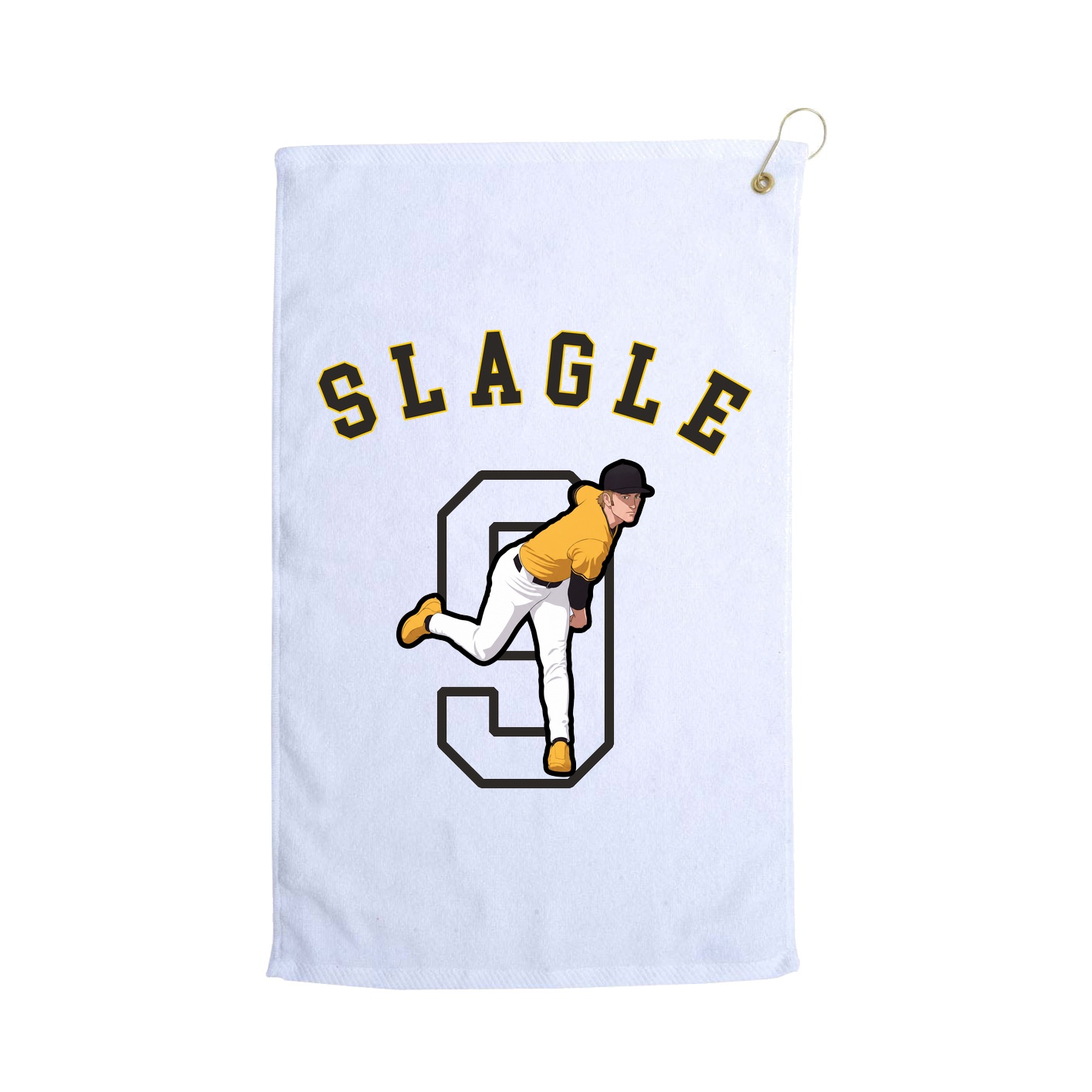 Golf Towel — Shirsey Arch in White