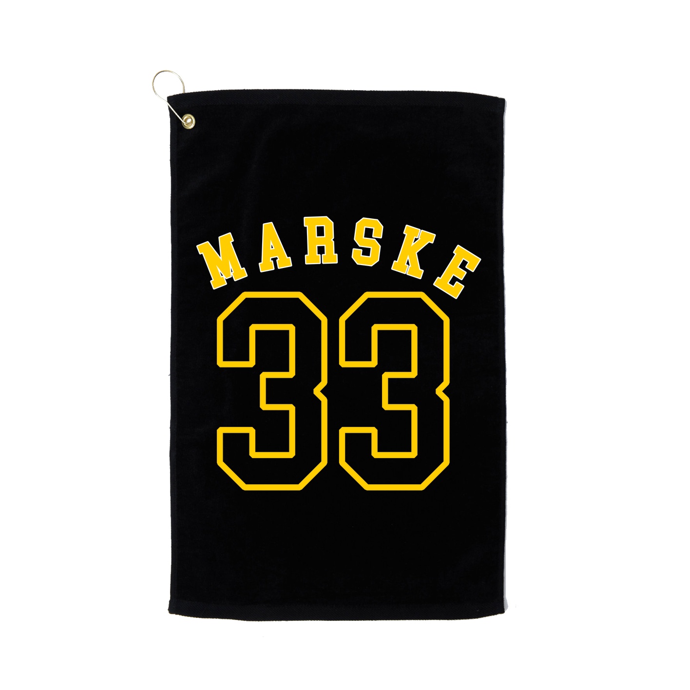Golf Towel — Shirsey Arch in Black