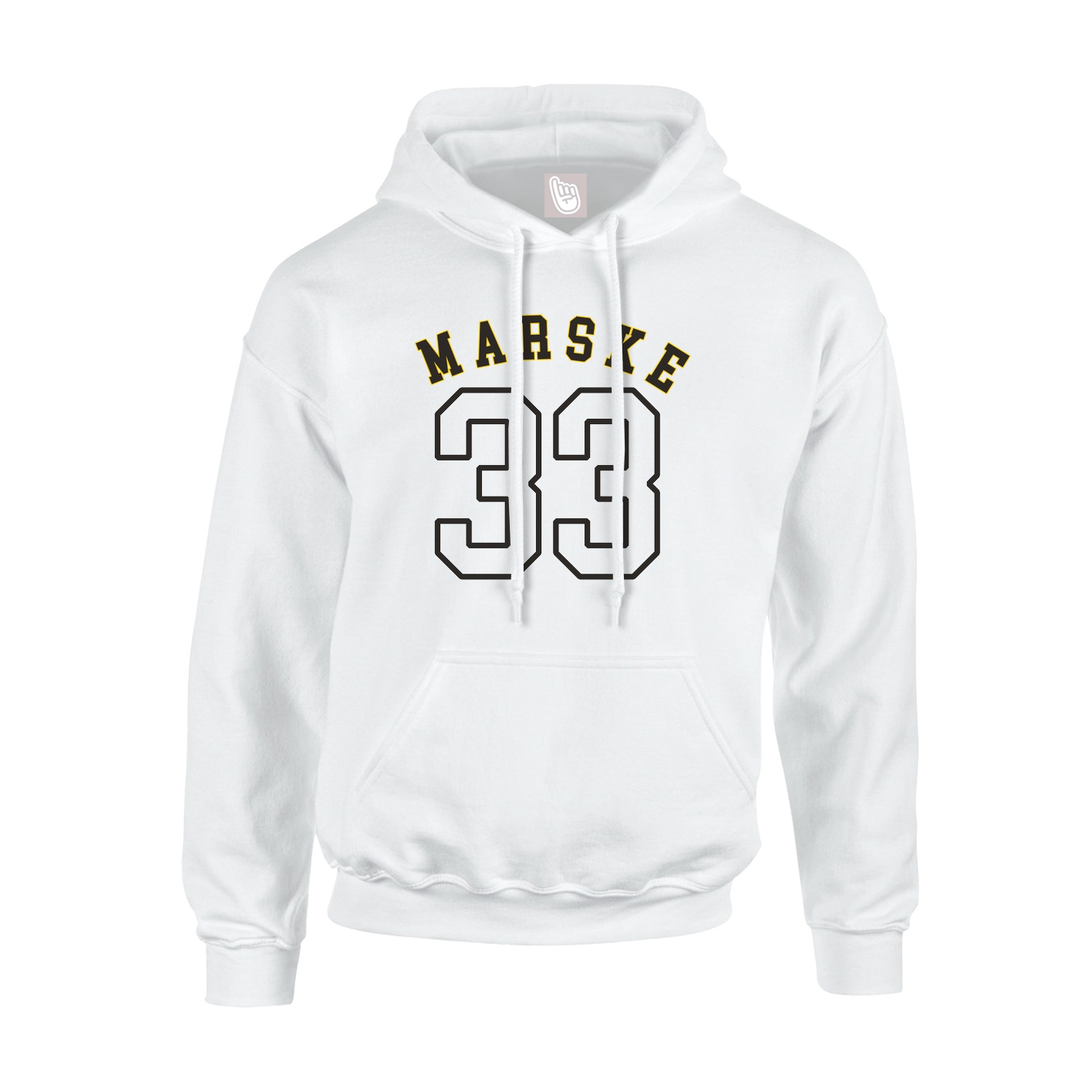 Hoodie — Shirsey Arch in White