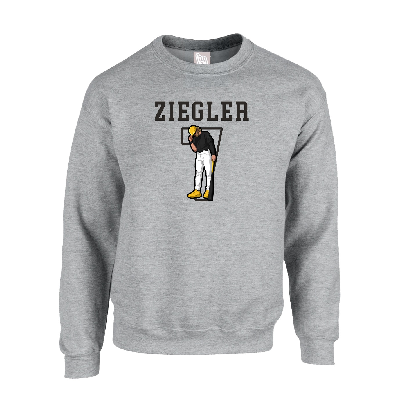 Fleece Crew — Shirsey in Grey