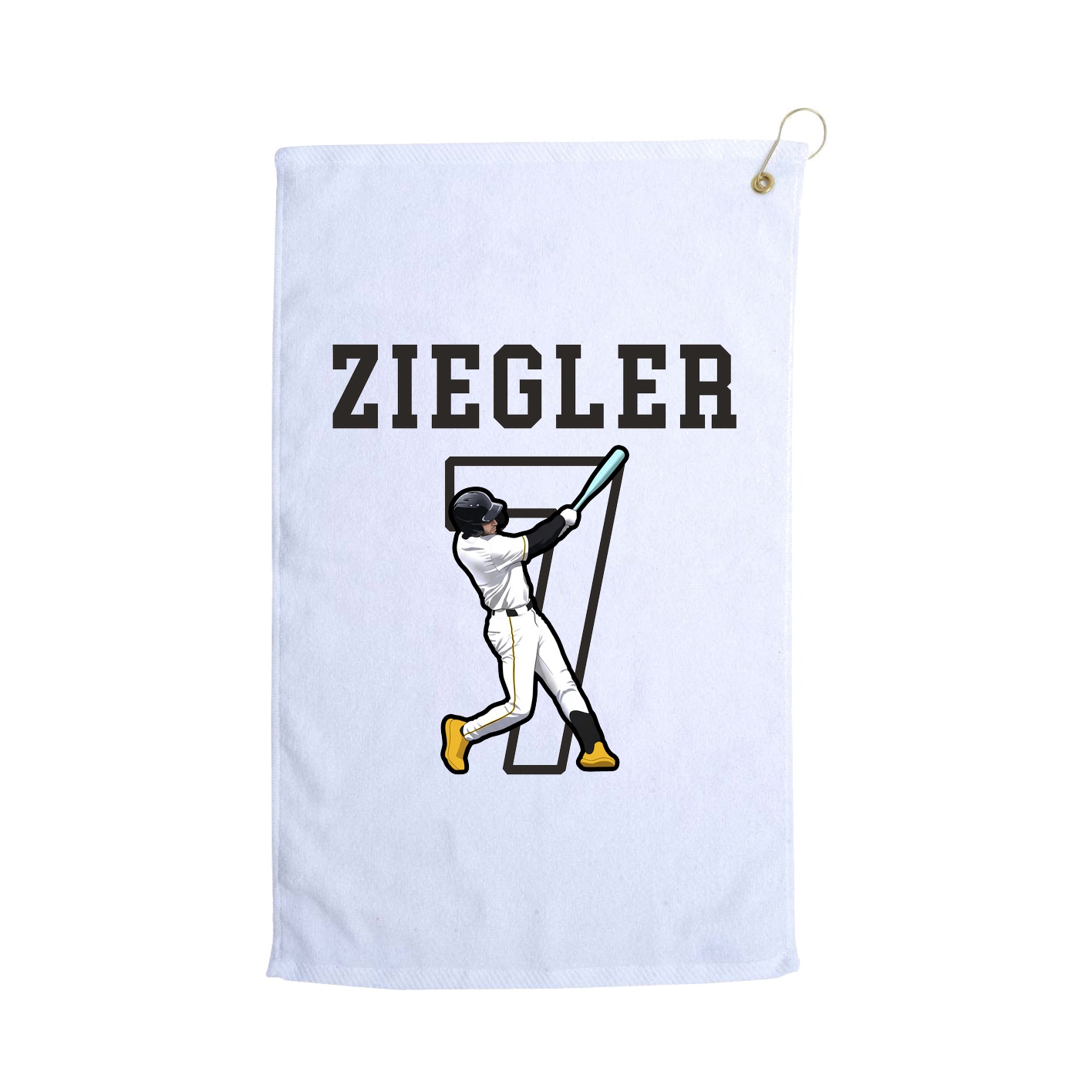 Golf Towel — Shirsey in White
