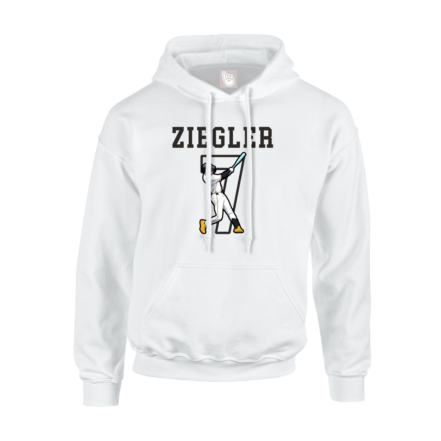 Youth Hoodie — Shirsey in White