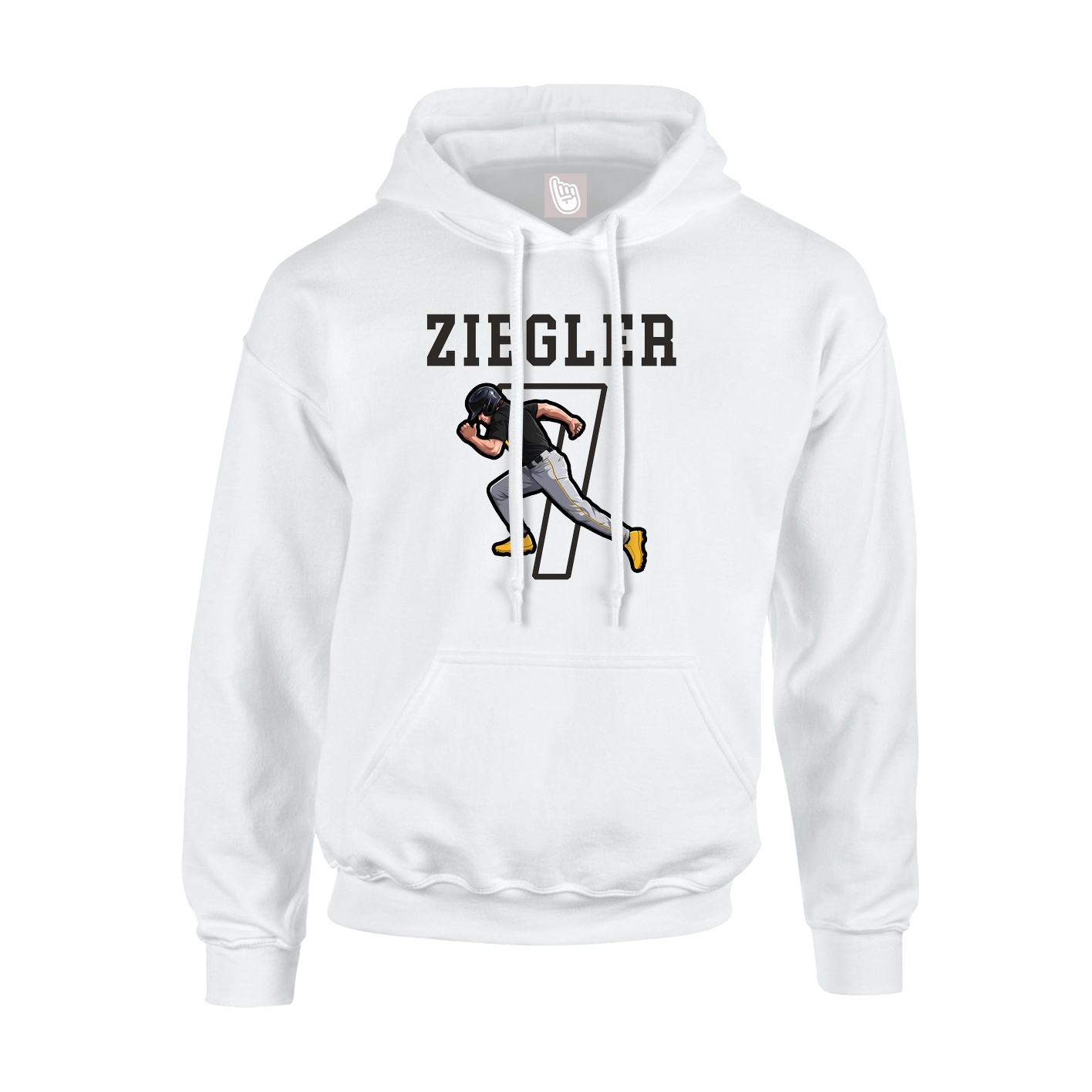 Hoodie — Shirsey in White