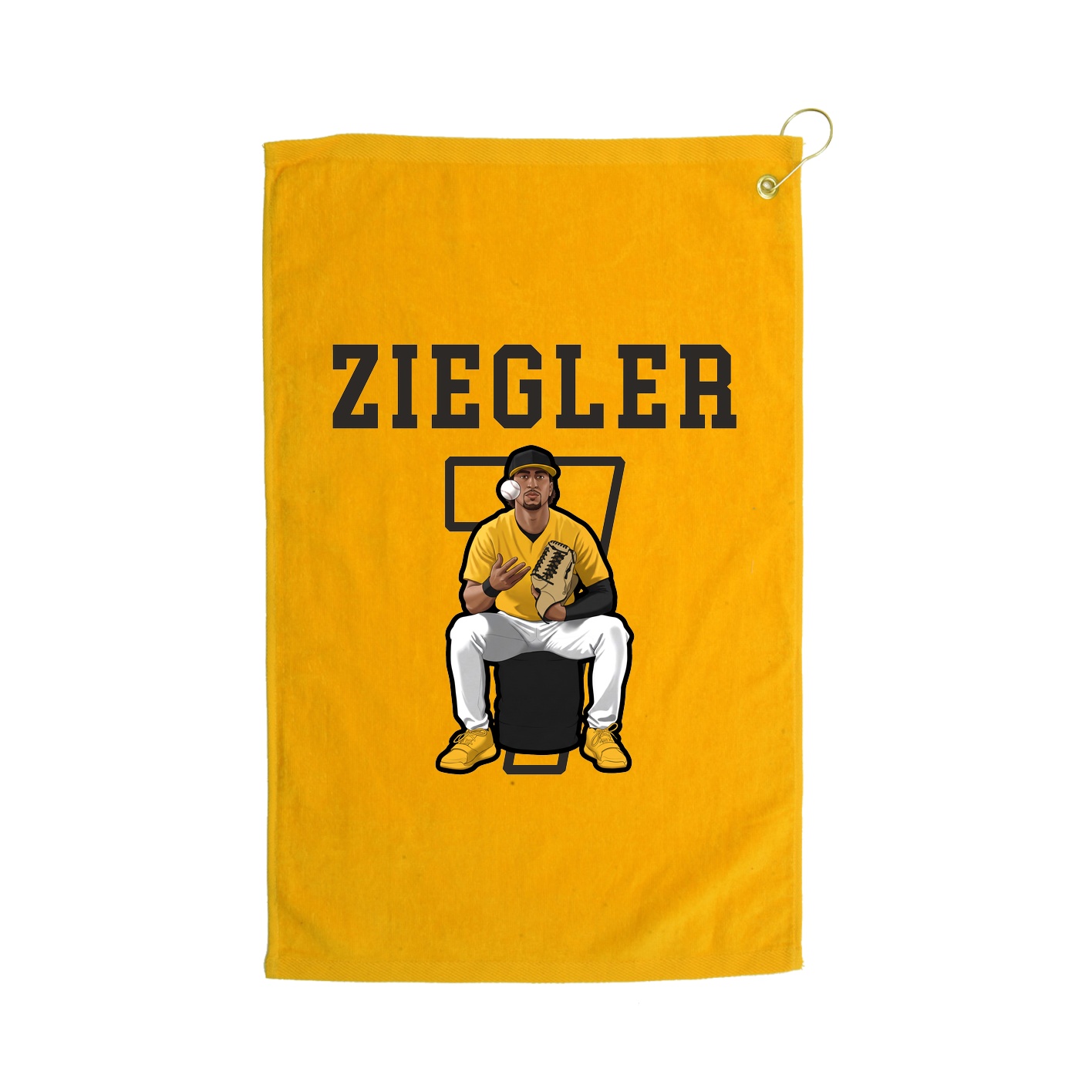 Golf Towel — Shirsey in Gold
