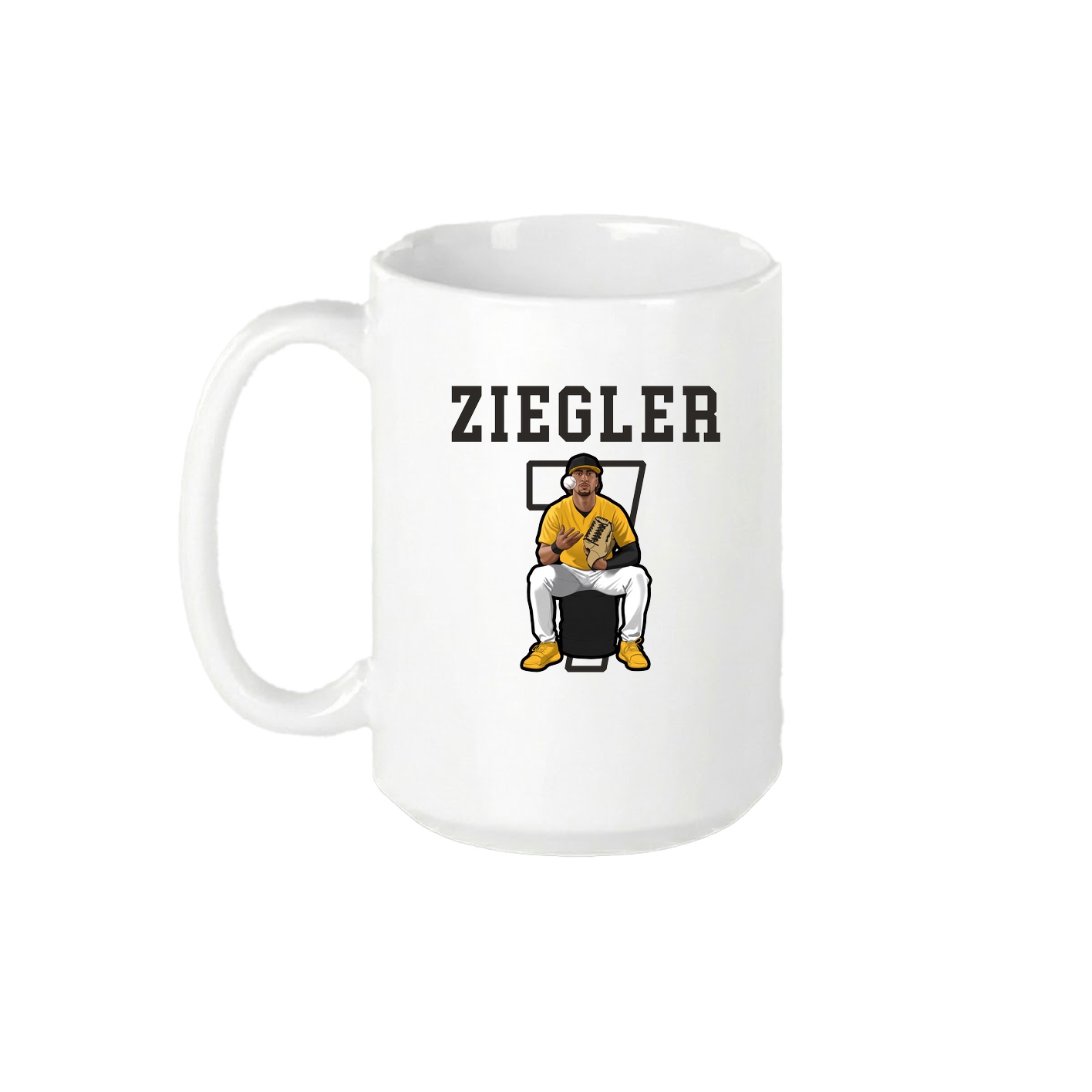 15oz Coffee Mug — Shirsey in White