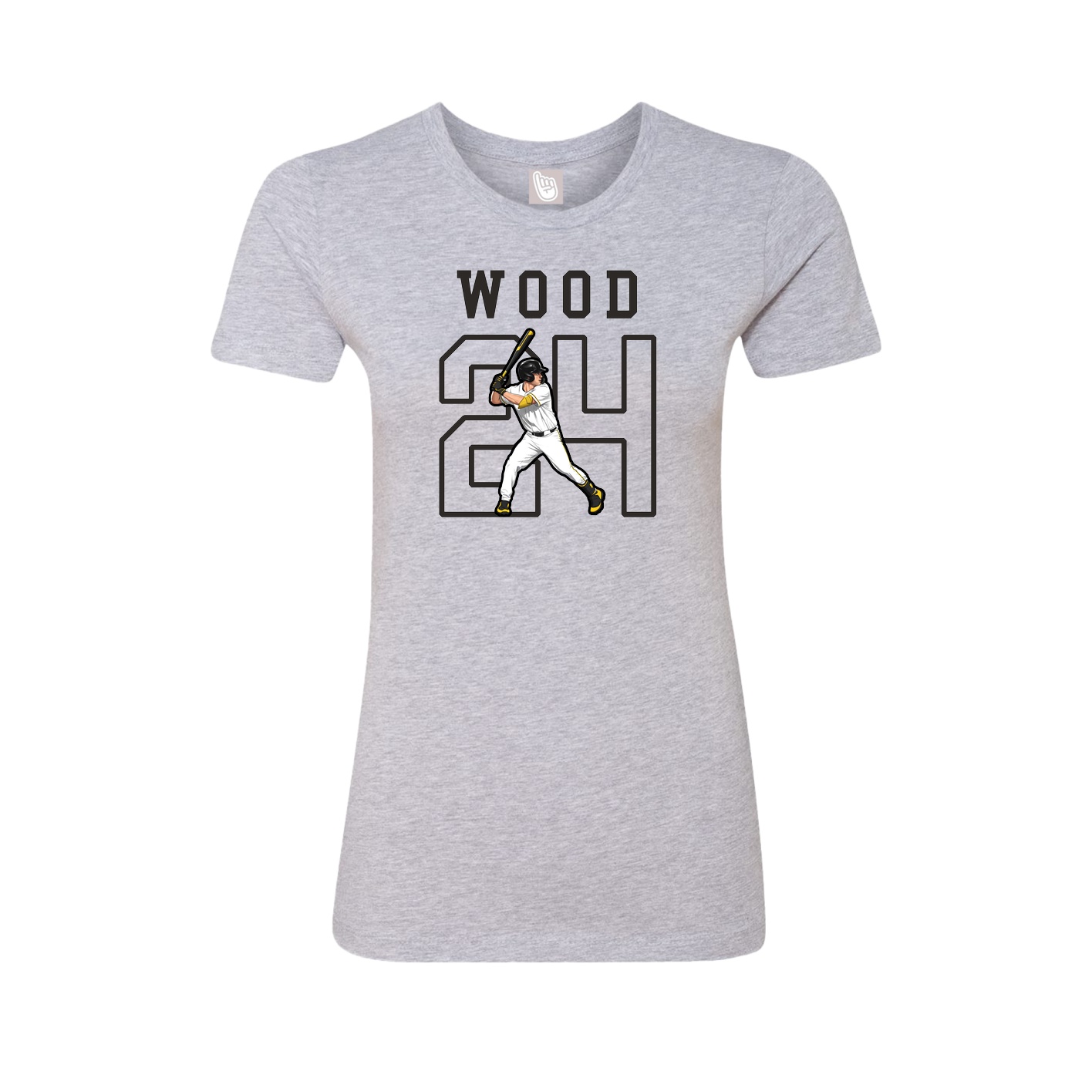 Fitted Women's Tee — Shirsey in Grey